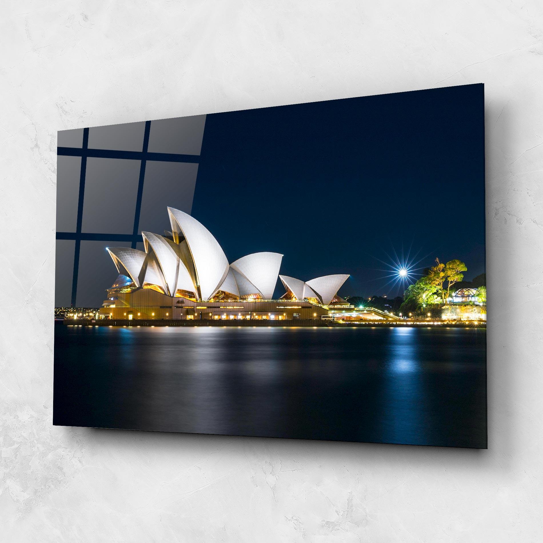 Üvegkép Shiny Opera House mockup 1