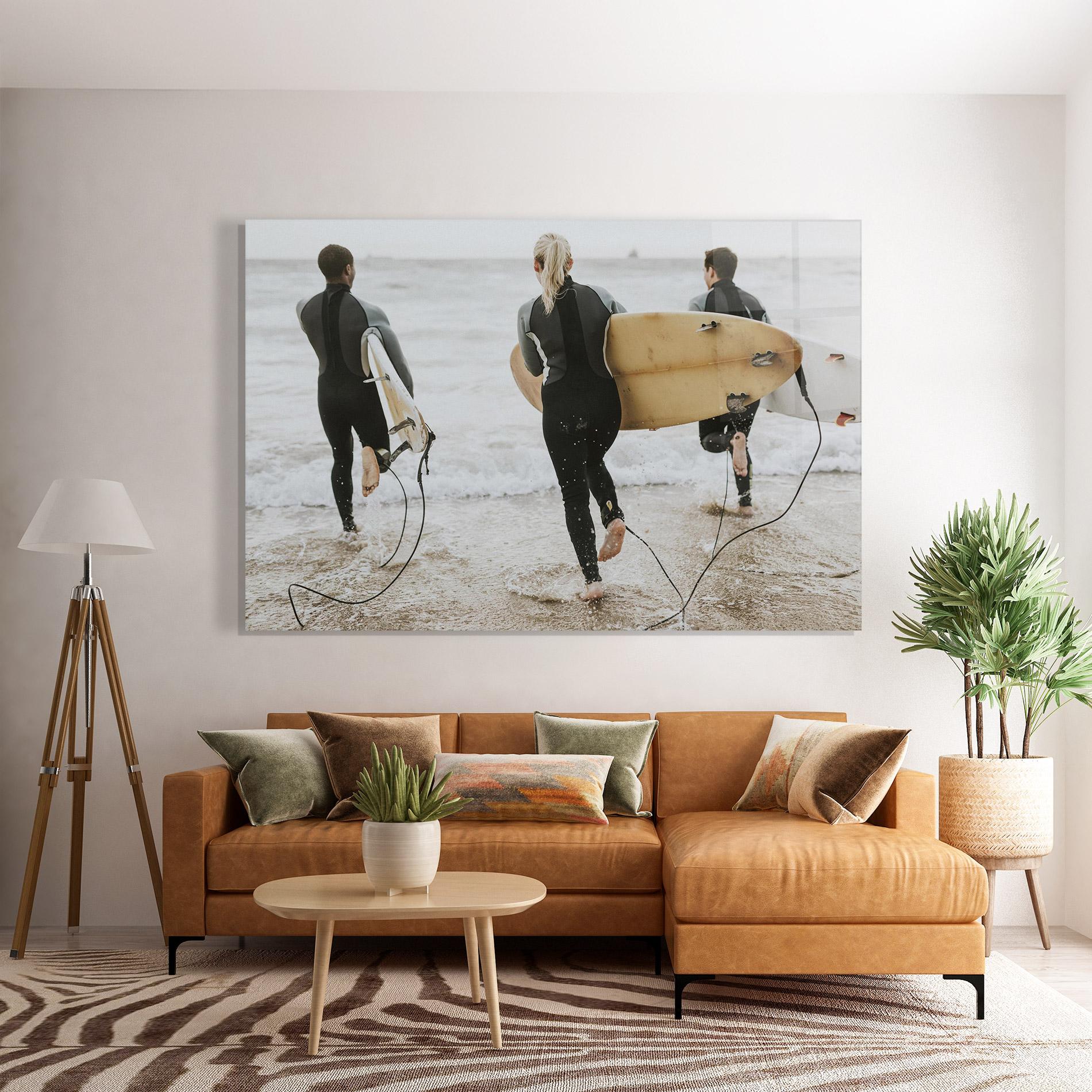 Üvegkép Australian Beach mockup 7