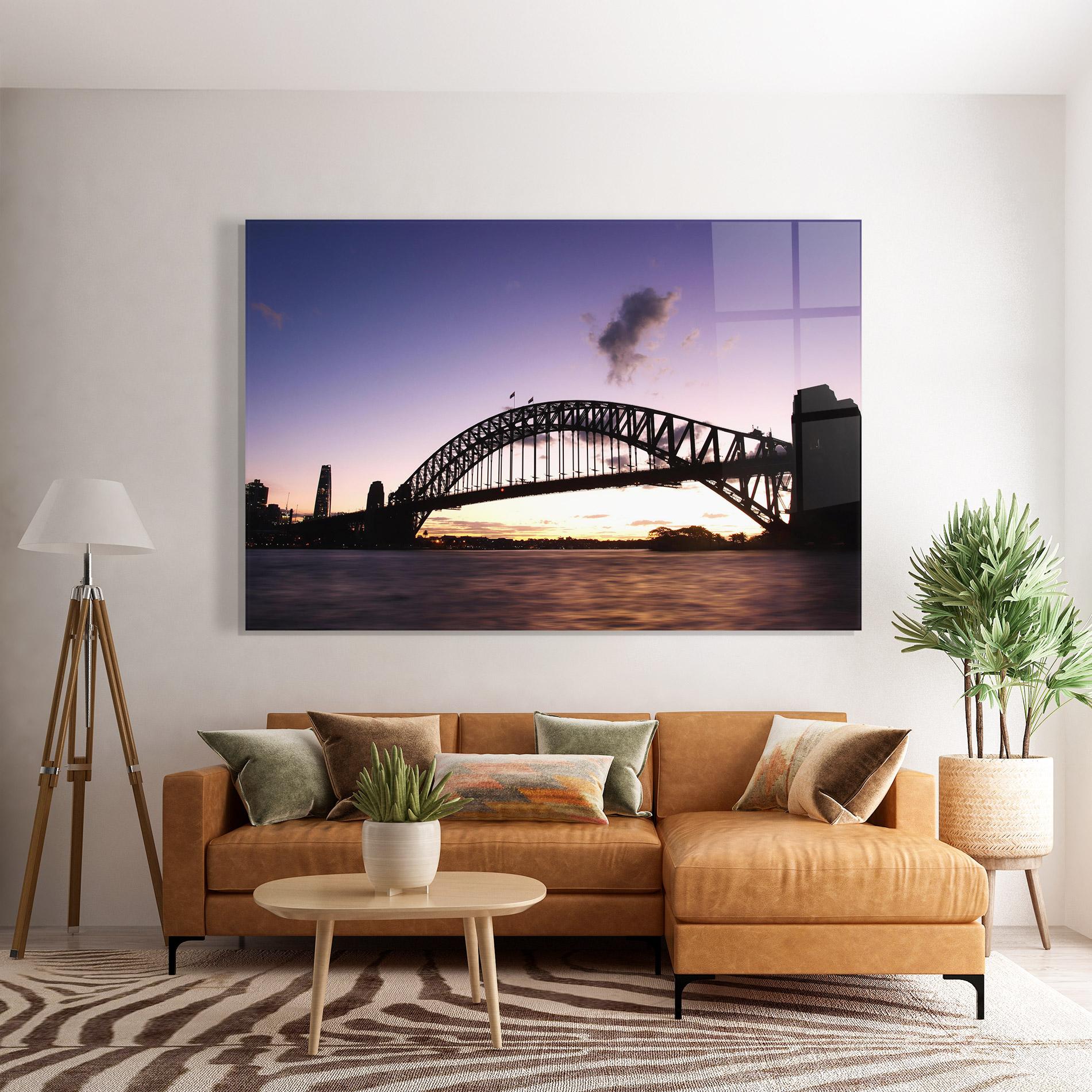 Üvegkép Purple Sky Sydney mockup 7