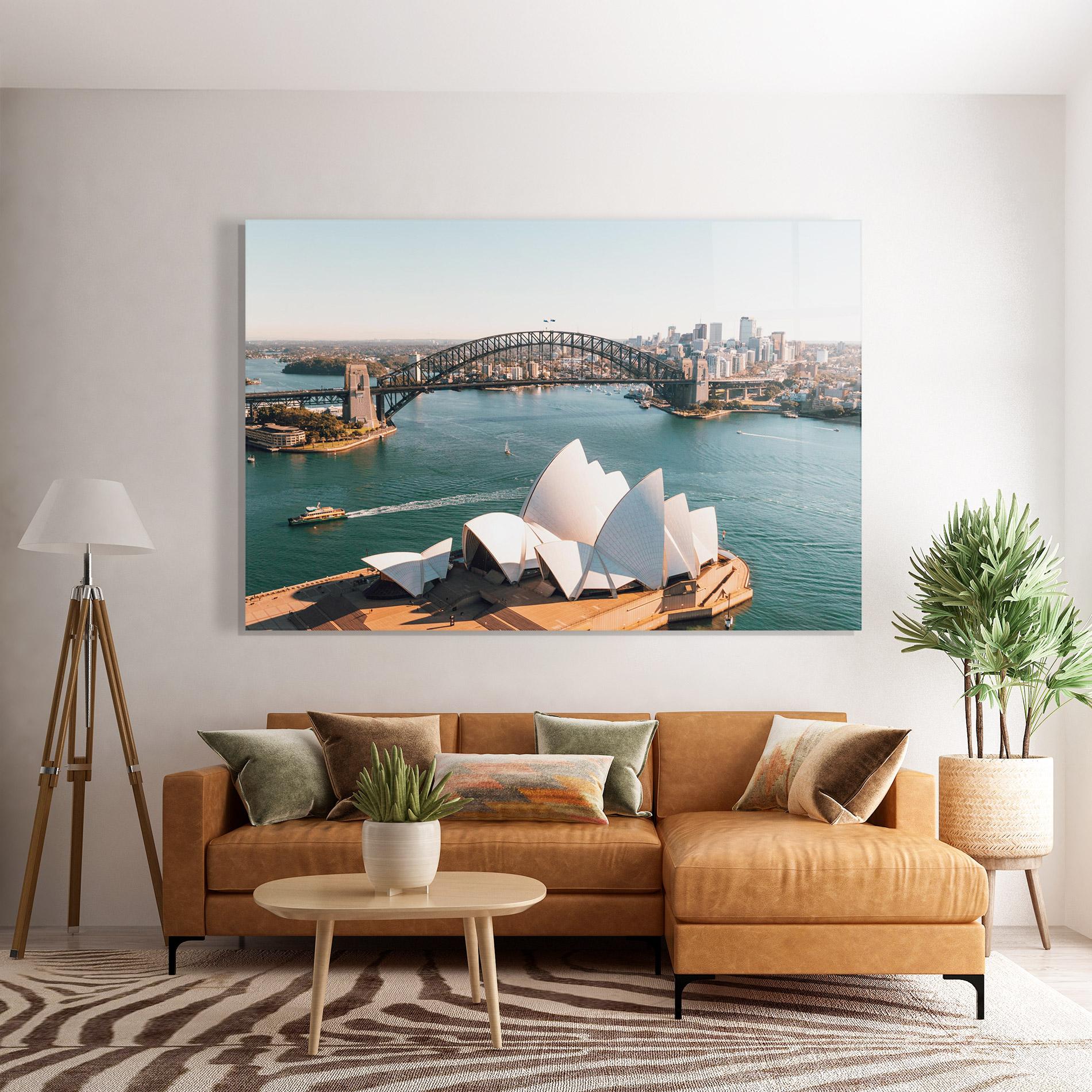 Üvegkép Sydney View mockup 7