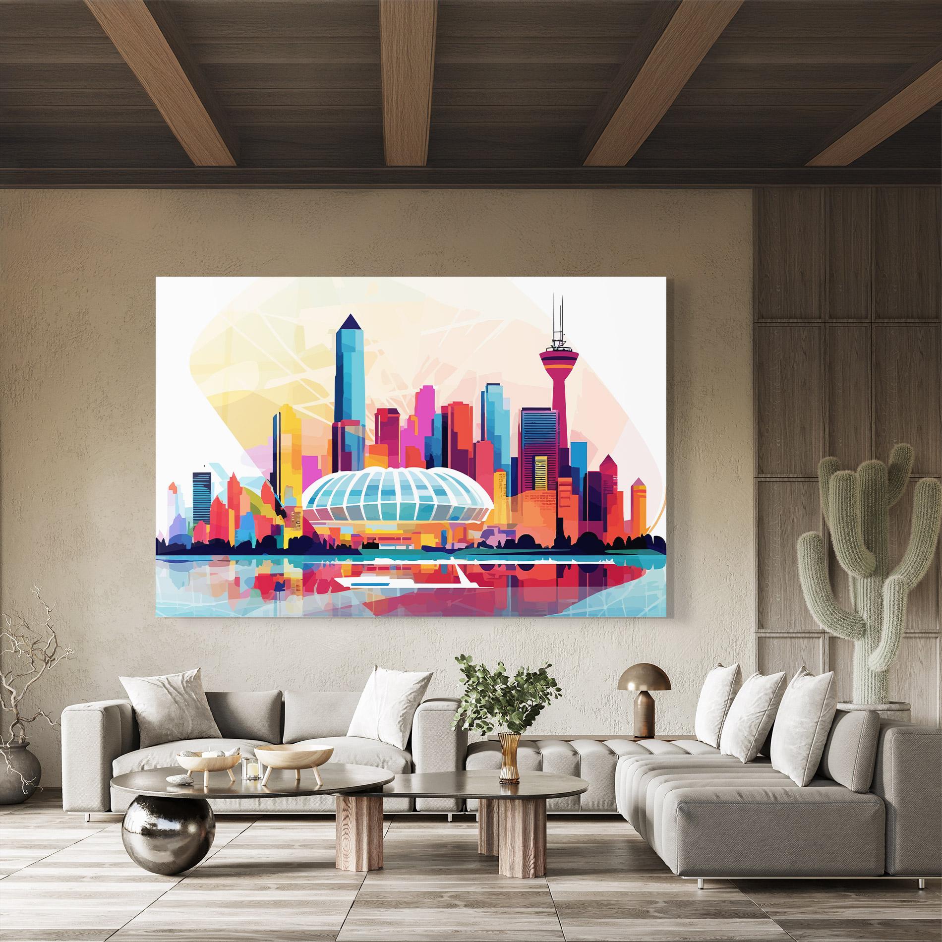 Üvegkép Olympic Stadium Color mockup 8