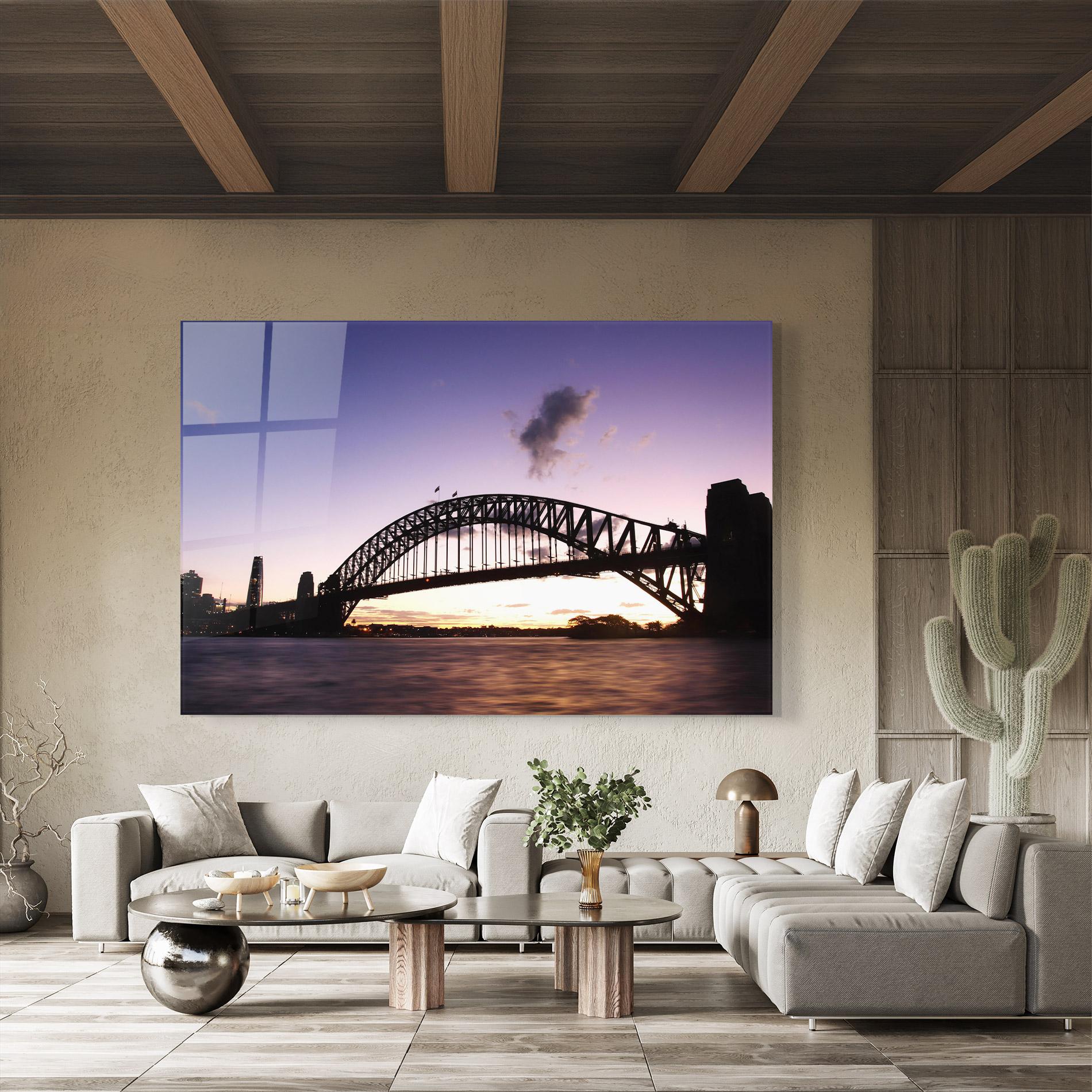 Üvegkép Purple Sky Sydney mockup 8