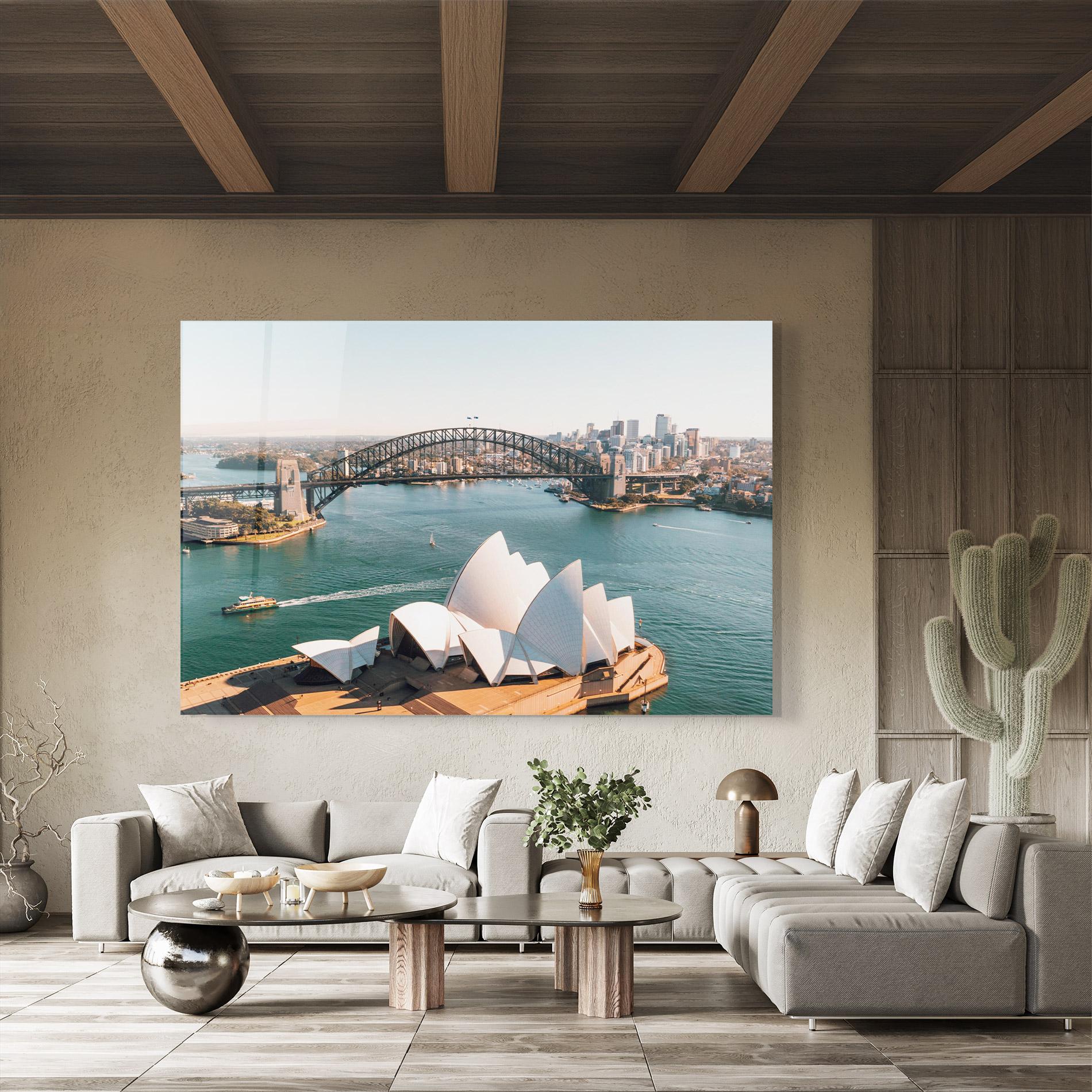 Üvegkép Sydney View mockup 8
