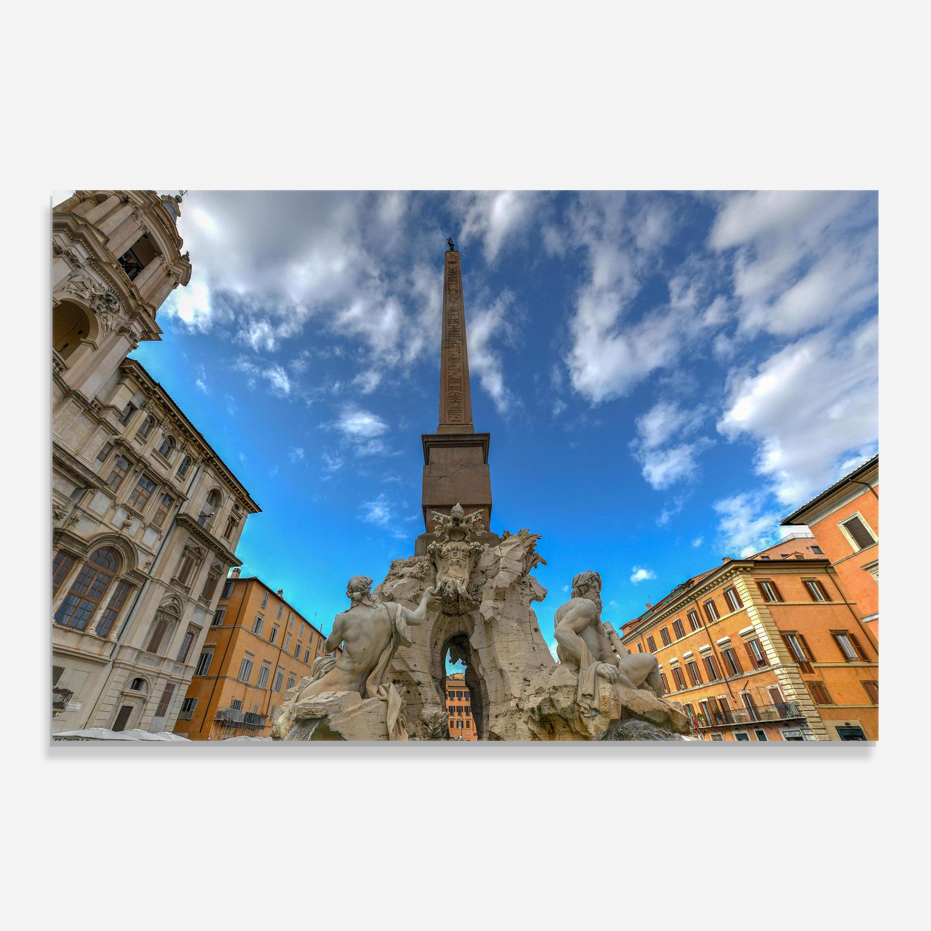 Üvegkép Piazza Navona Italy mockup 0
