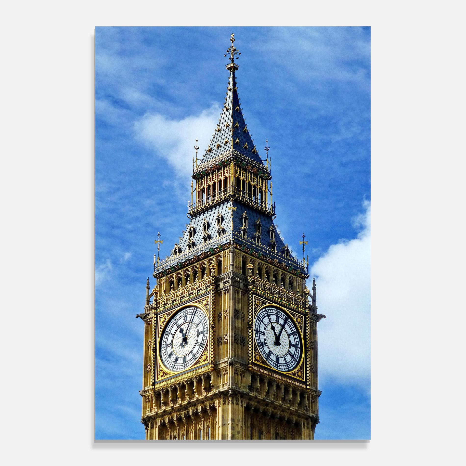 Üvegkép Big Ben mockup 0