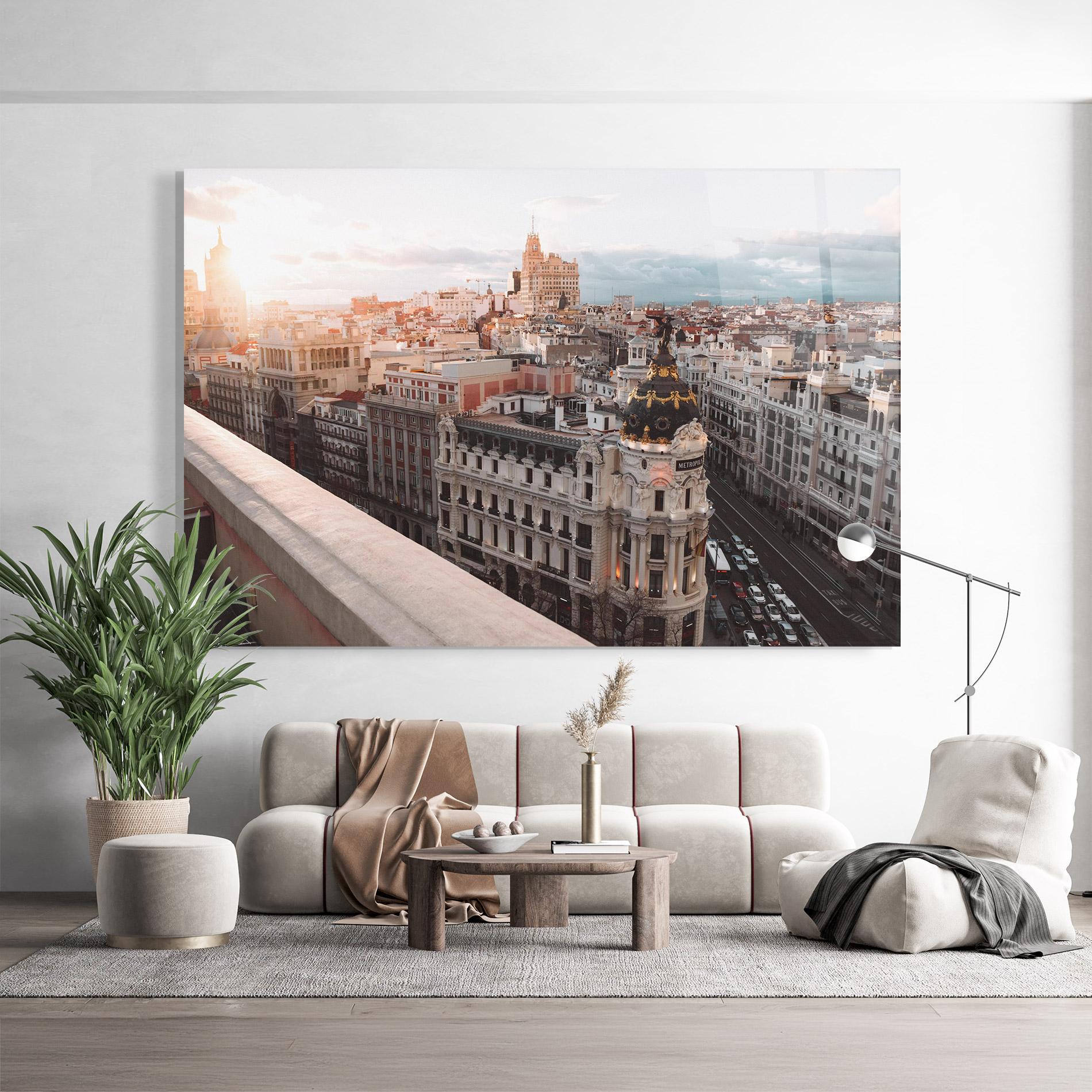 Üvegkép Spain Sunrise mockup 9