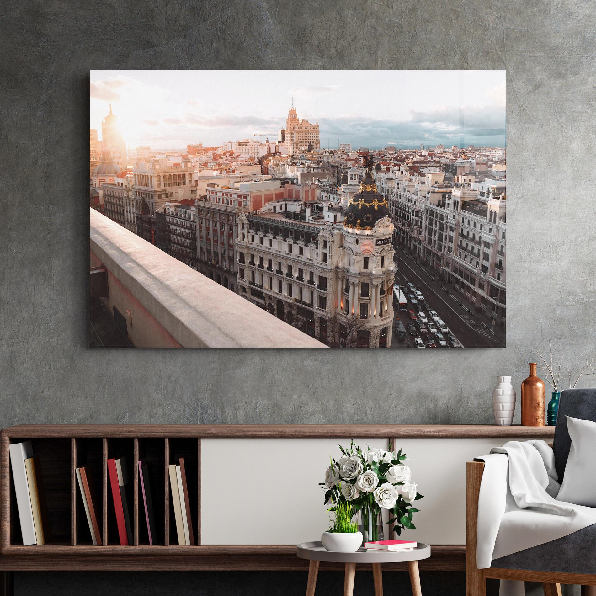 Üvegkép Spain Sunrise mockup 2