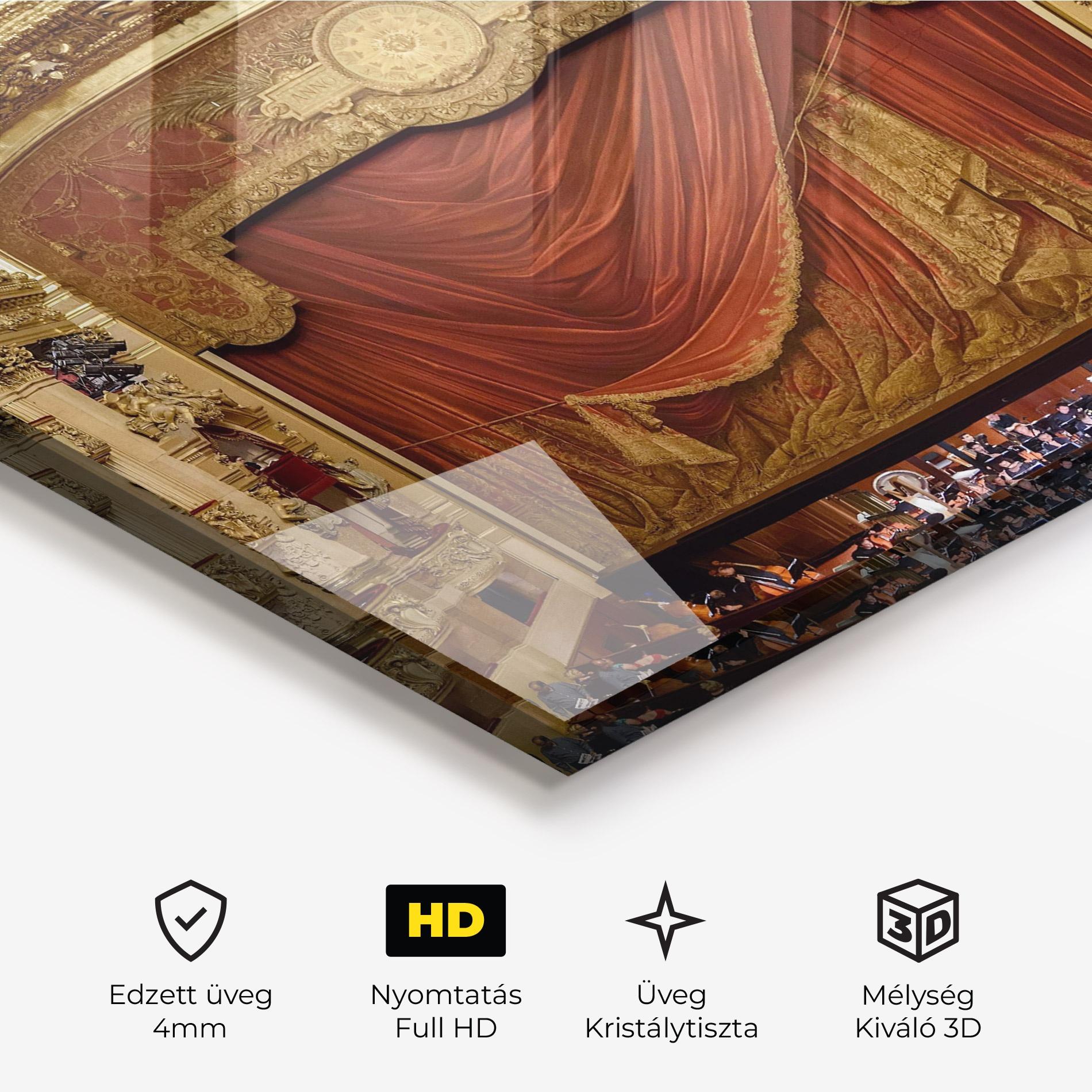 Üvegkép Paris Opera mockup 3