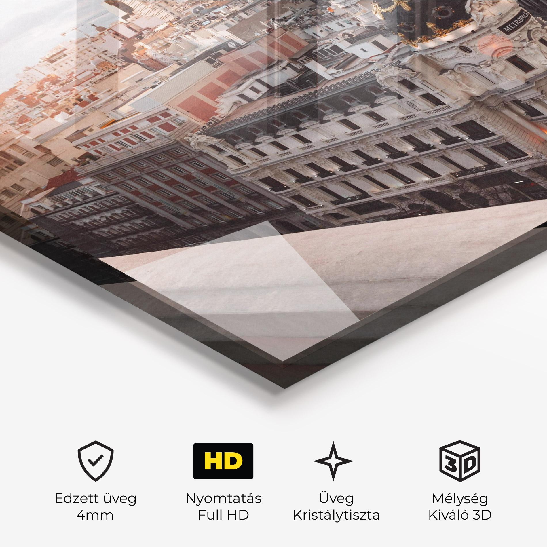 Üvegkép Spain Sunrise mockup 3