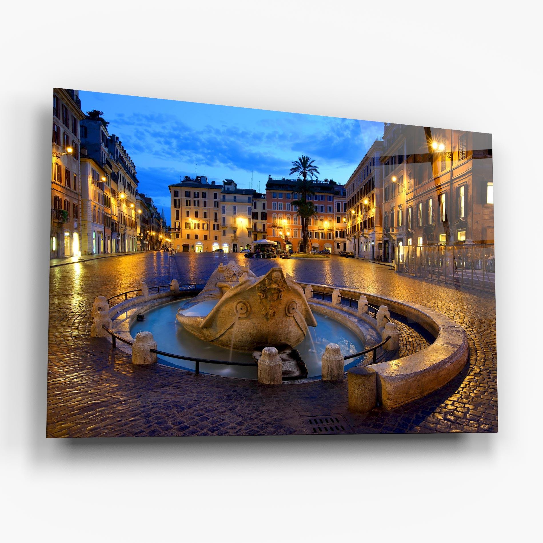 Üvegkép Barcaccia Rome mockup 6