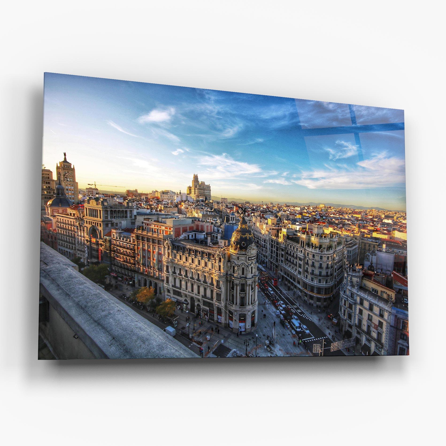 Üvegkép Madrid View mockup 6