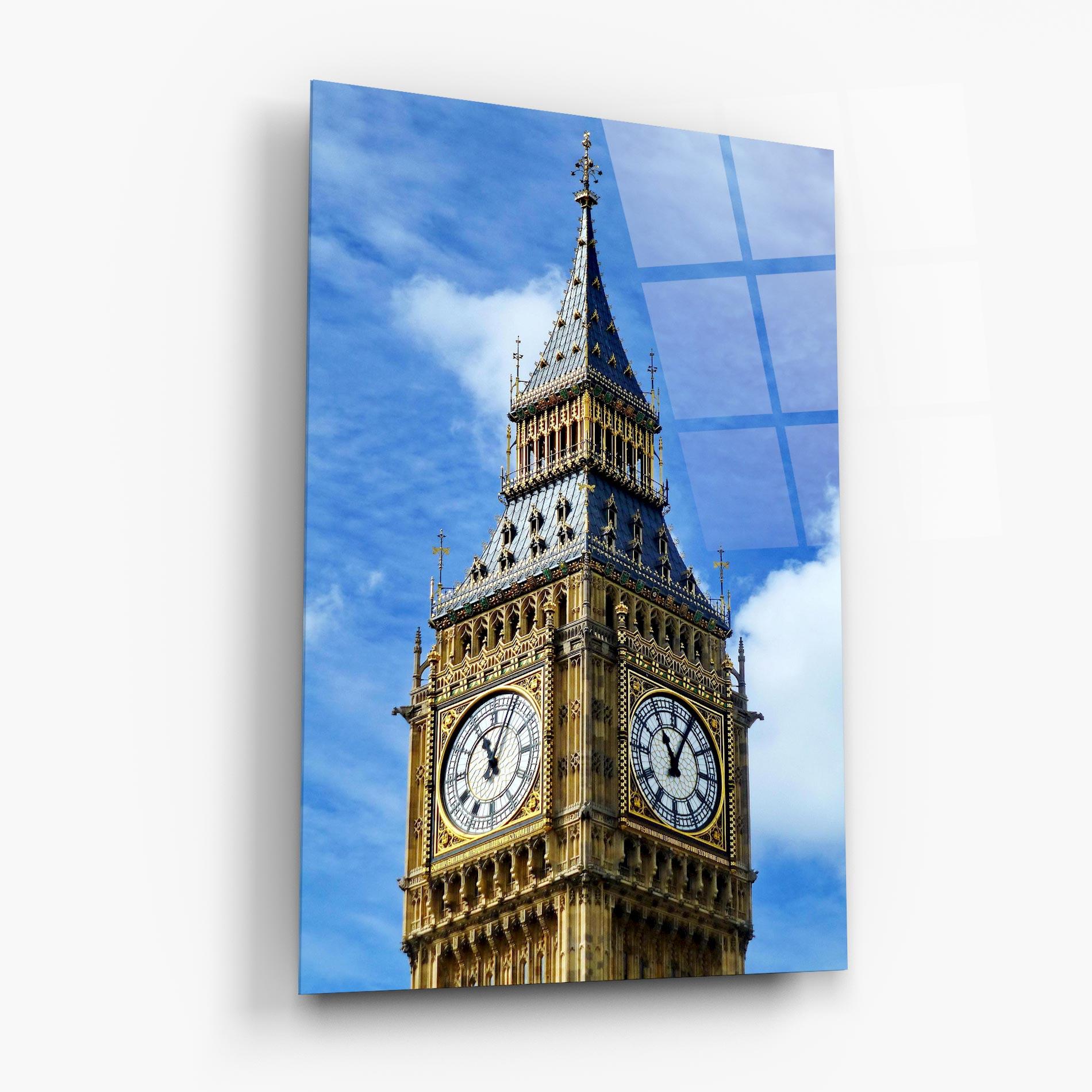 Üvegkép Big Ben mockup 6