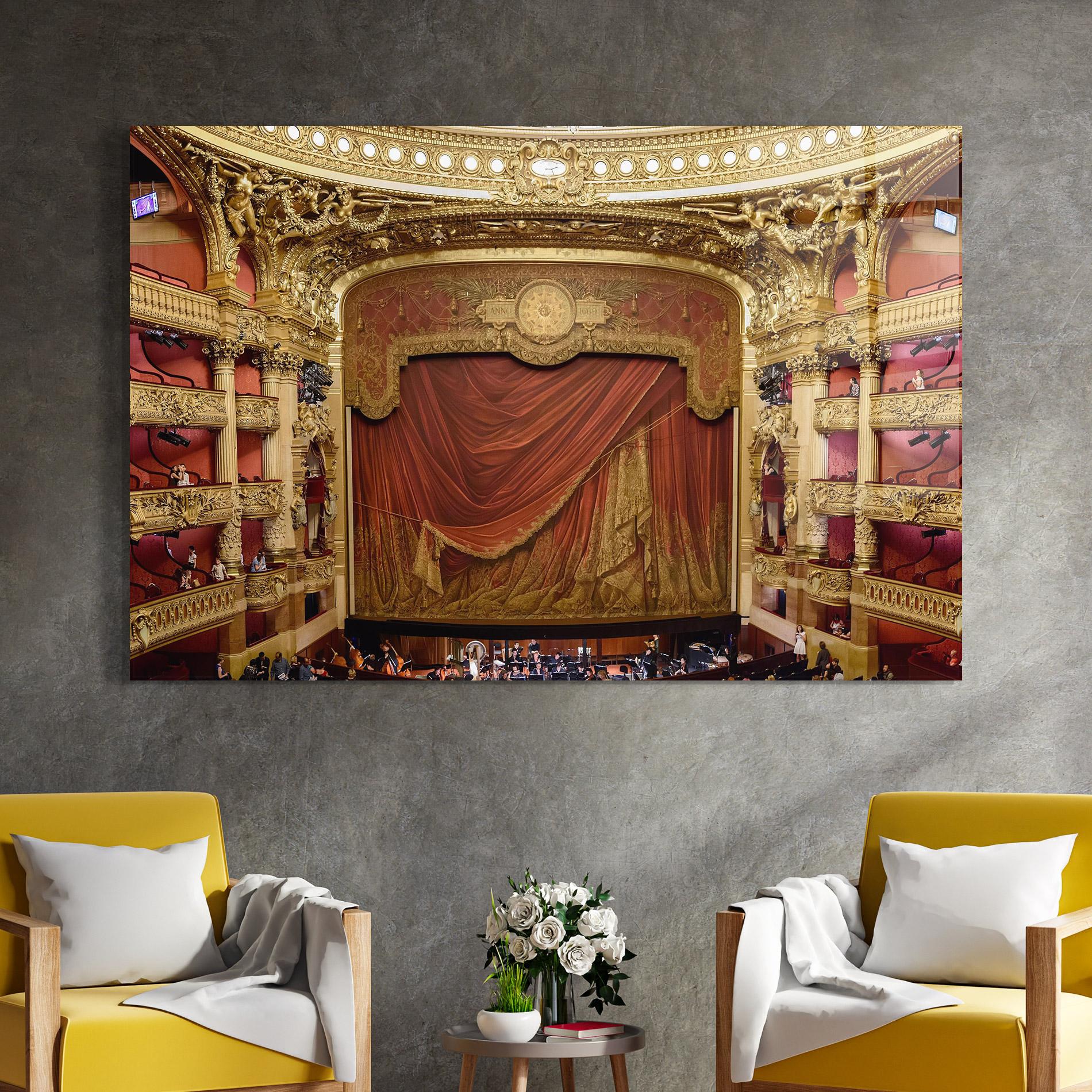 Üvegkép Paris Opera mockup 4