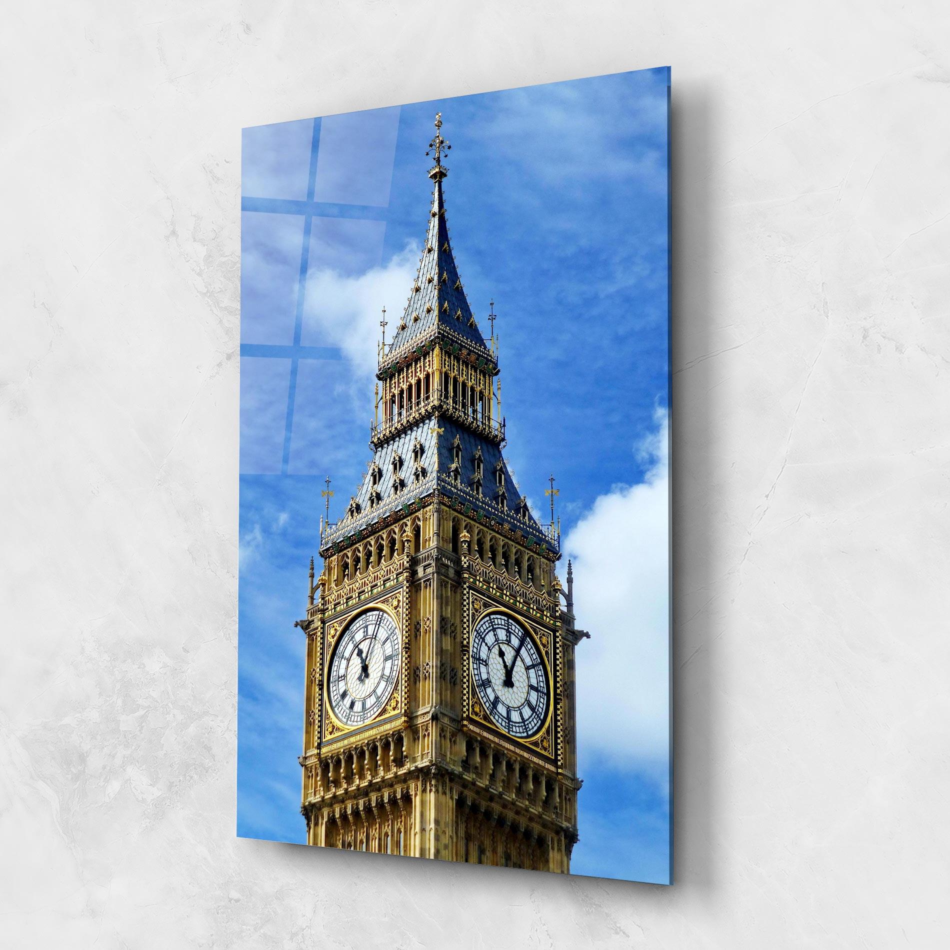 Üvegkép Big Ben mockup 1