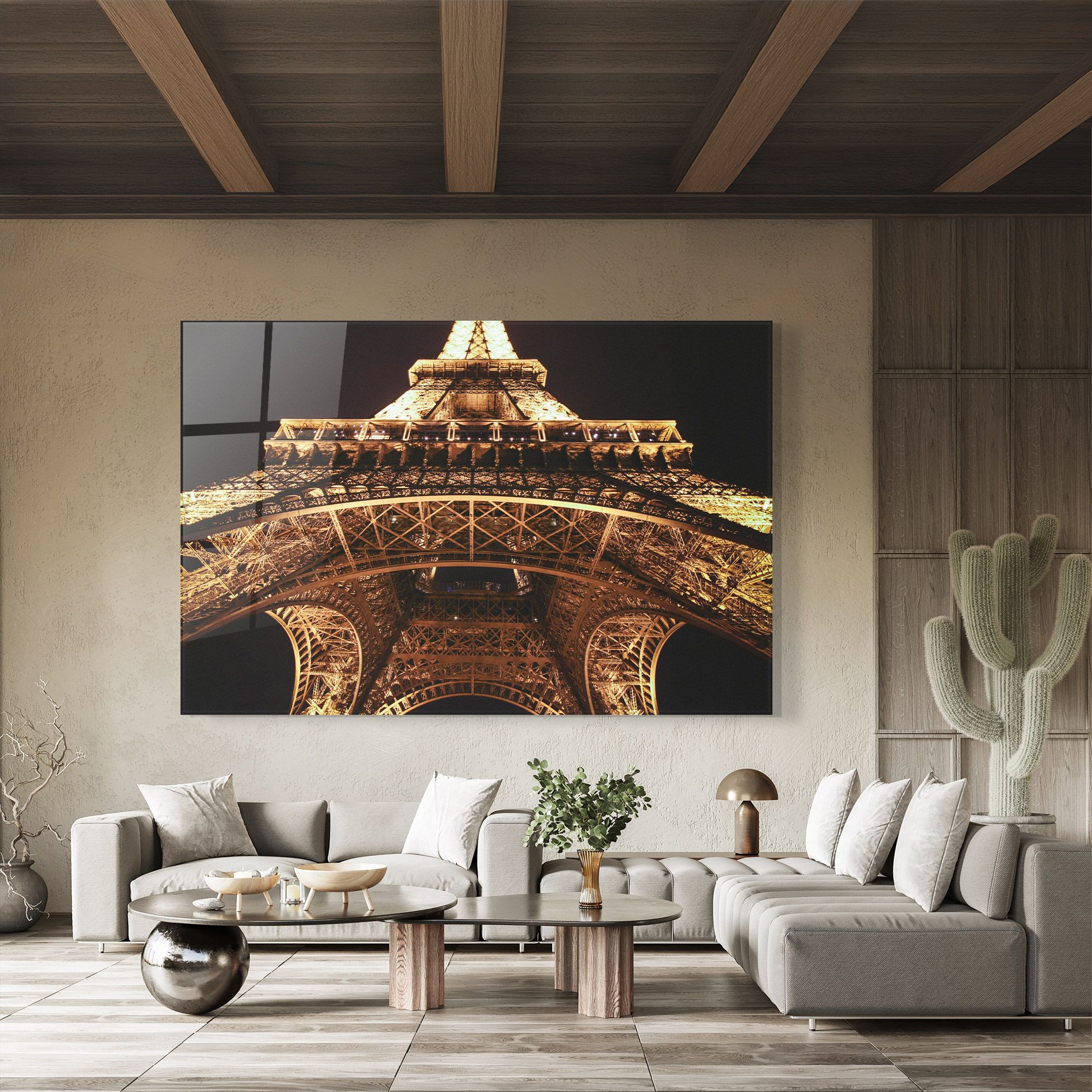 Eiffel Tower At Night mockup 8