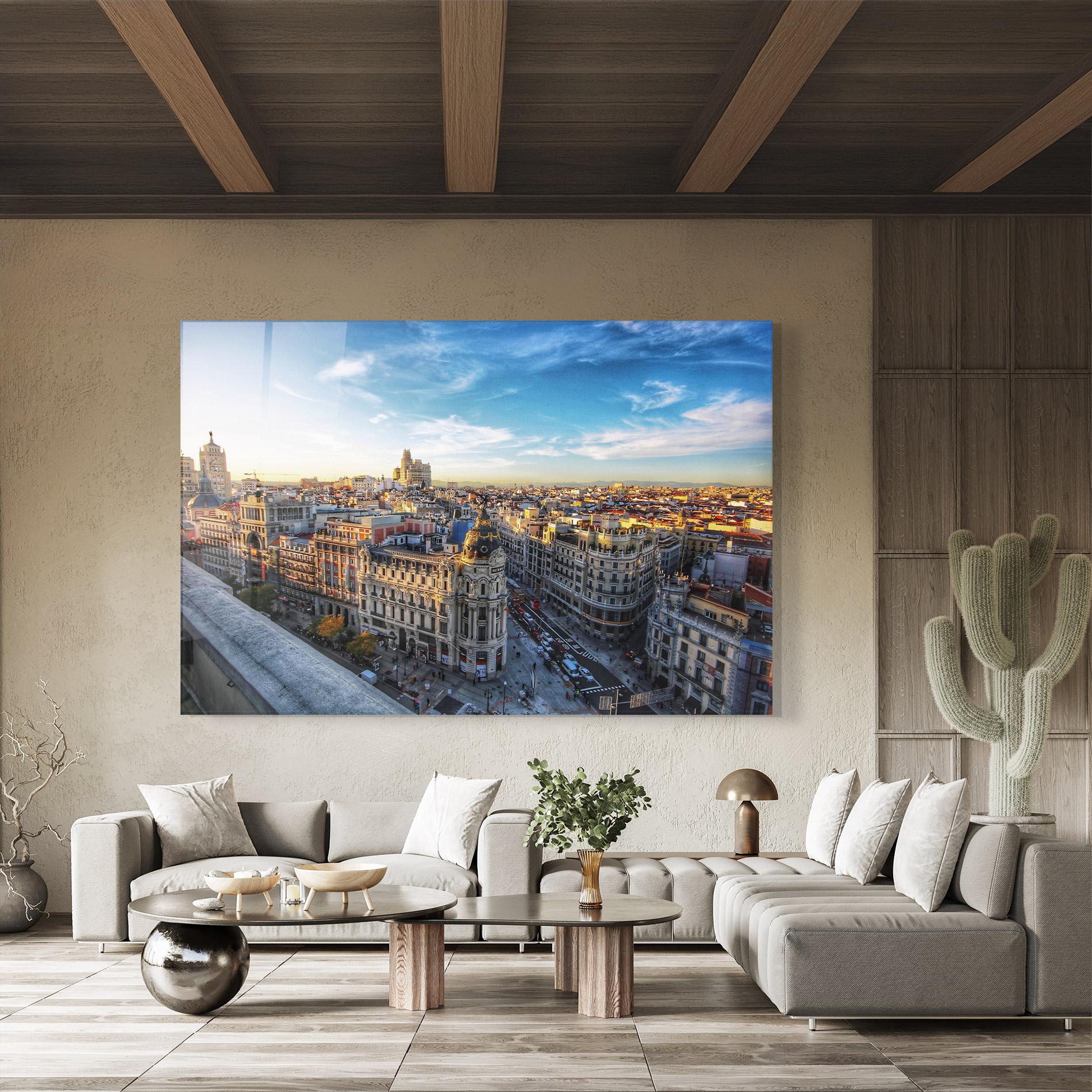 Üvegkép Madrid View mockup 8
