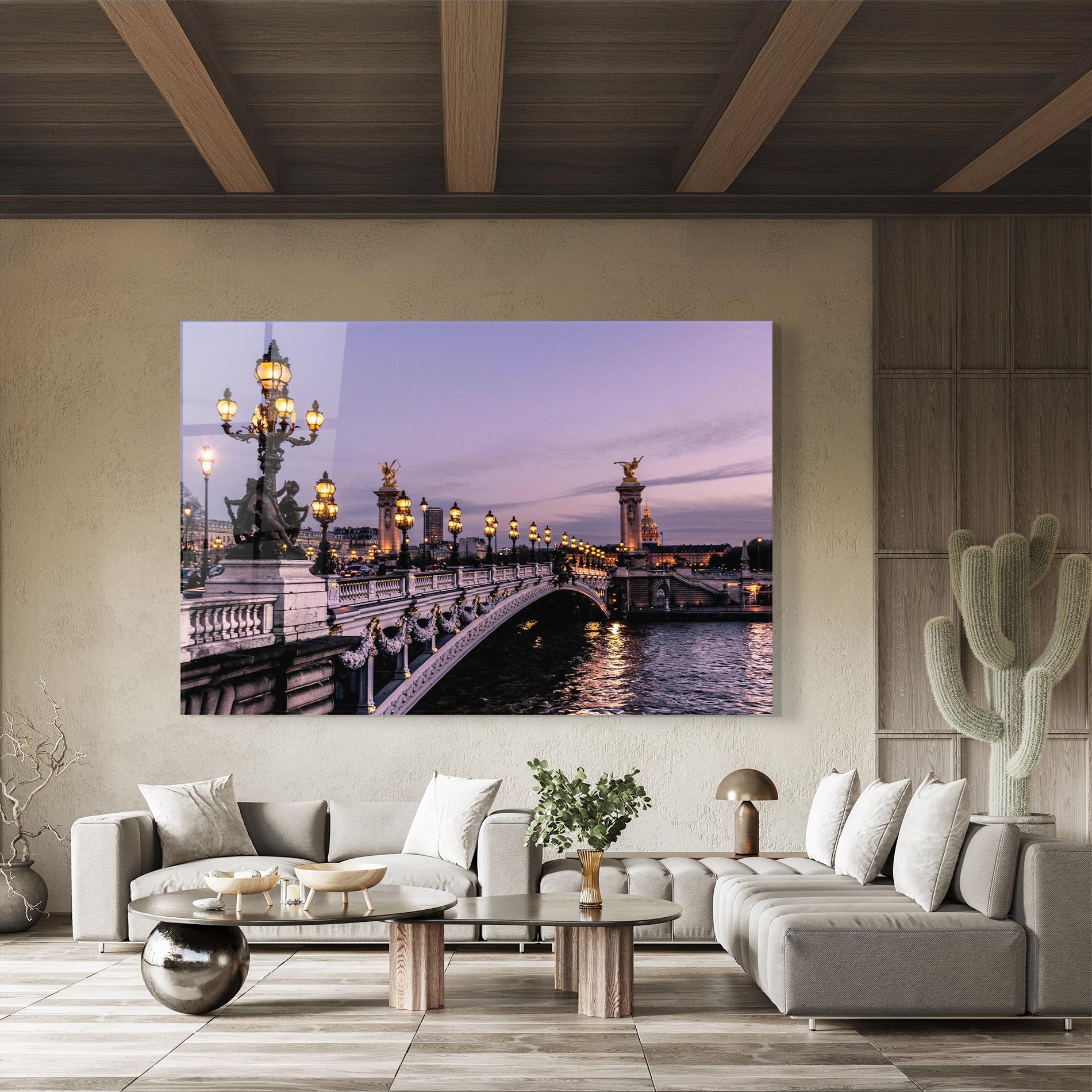 Üvegkép Paris Bidge mockup 8