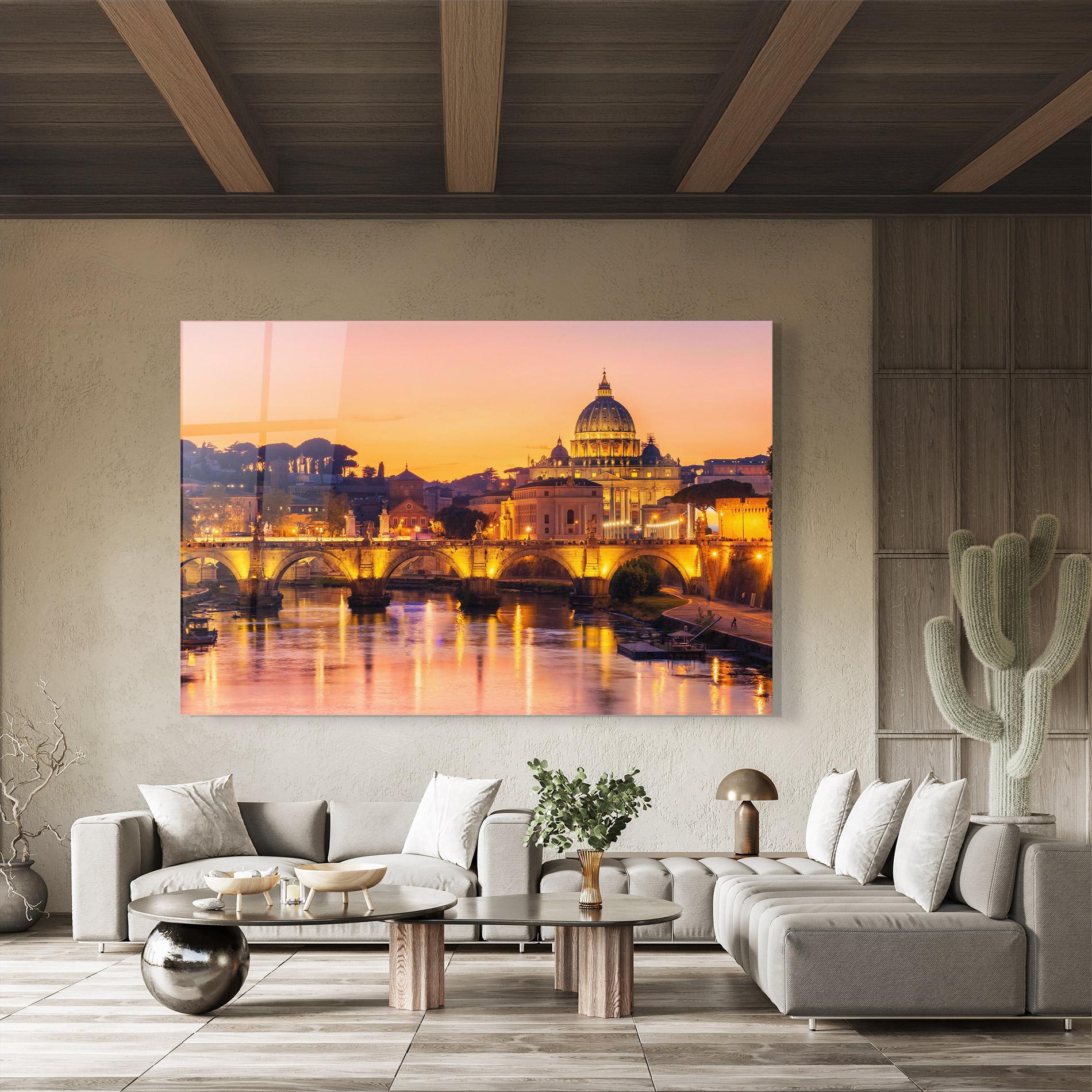 Üvegkép St Peter Basilica mockup 8
