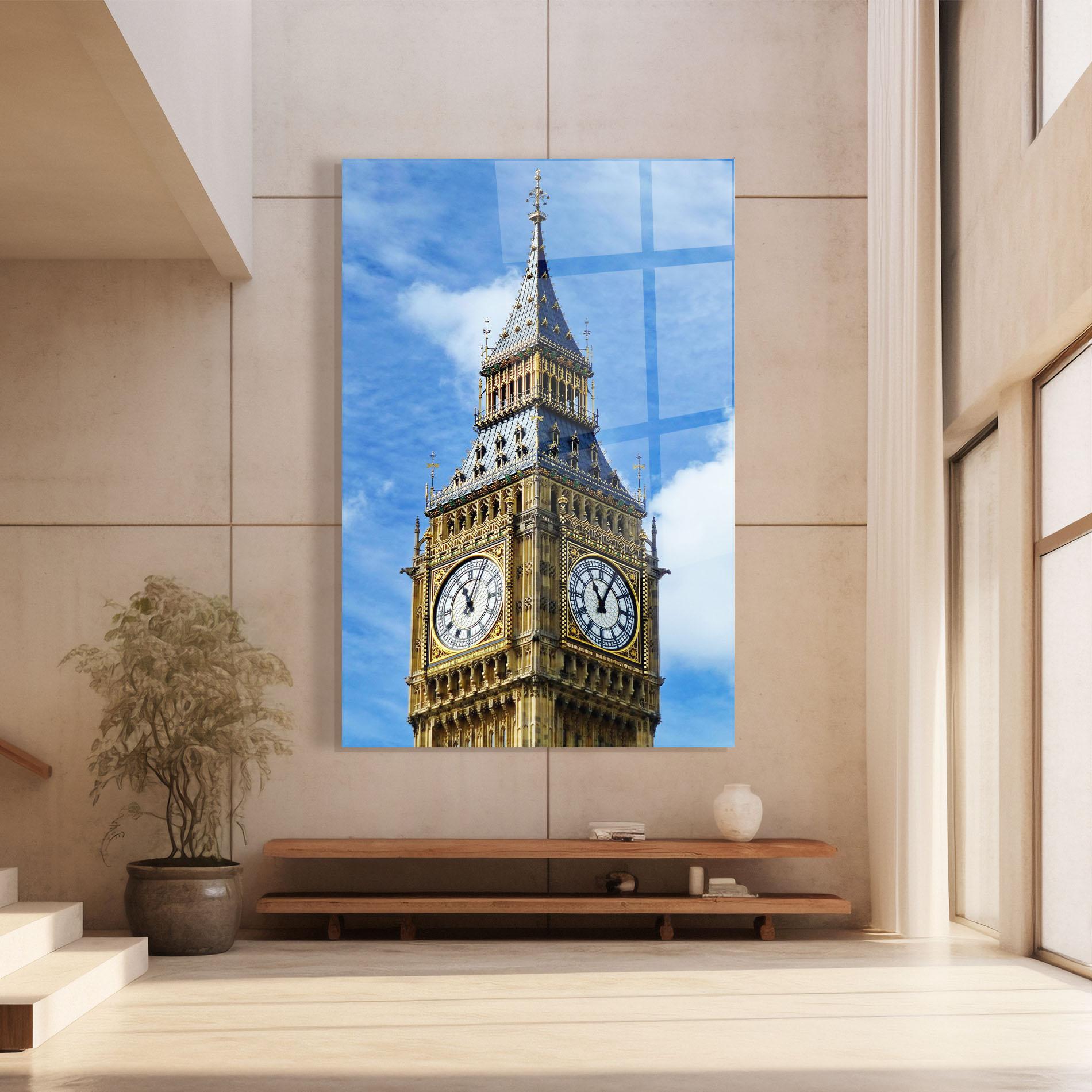 Üvegkép Big Ben mockup 8