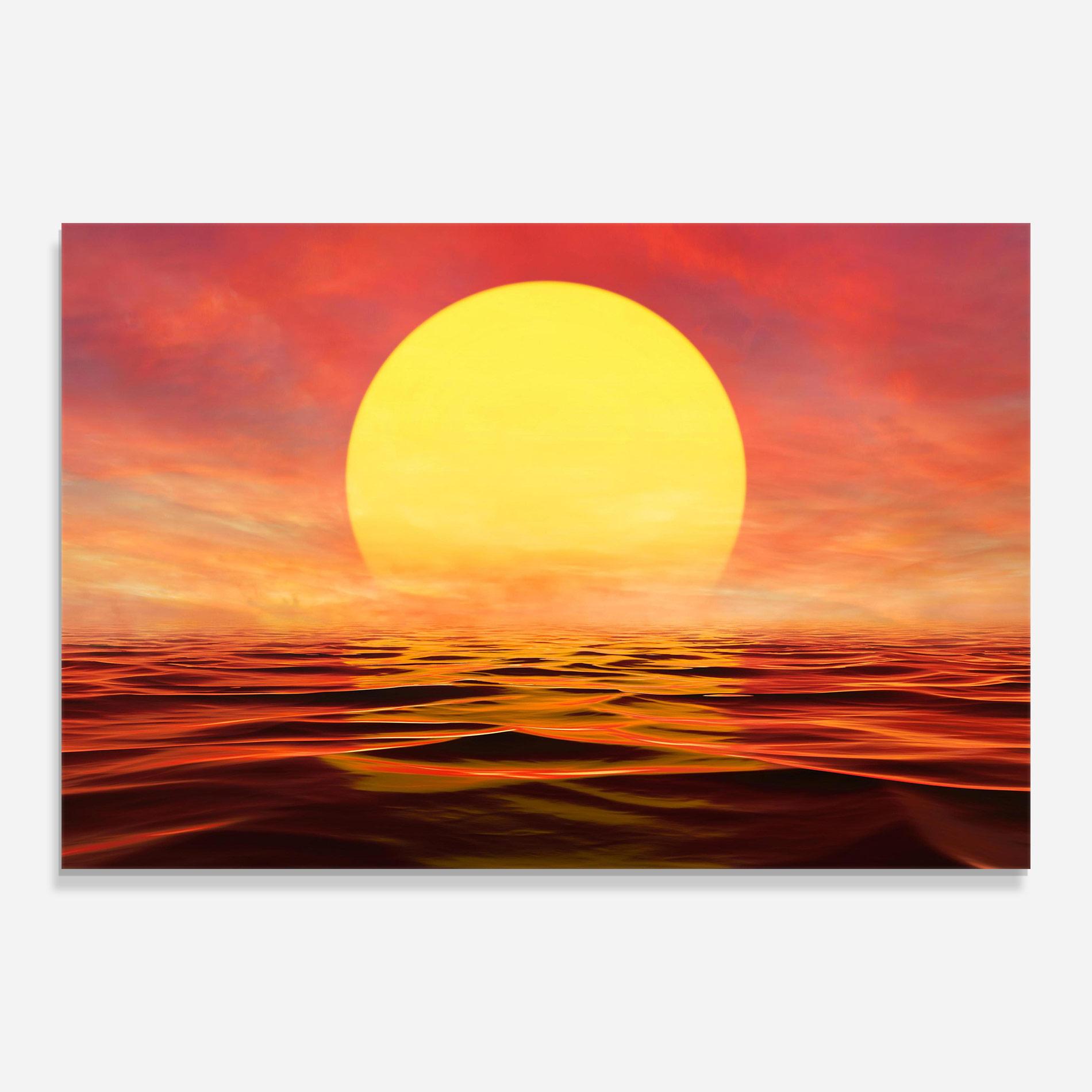 Üvegkép Clouds Reflection Sky mockup 0