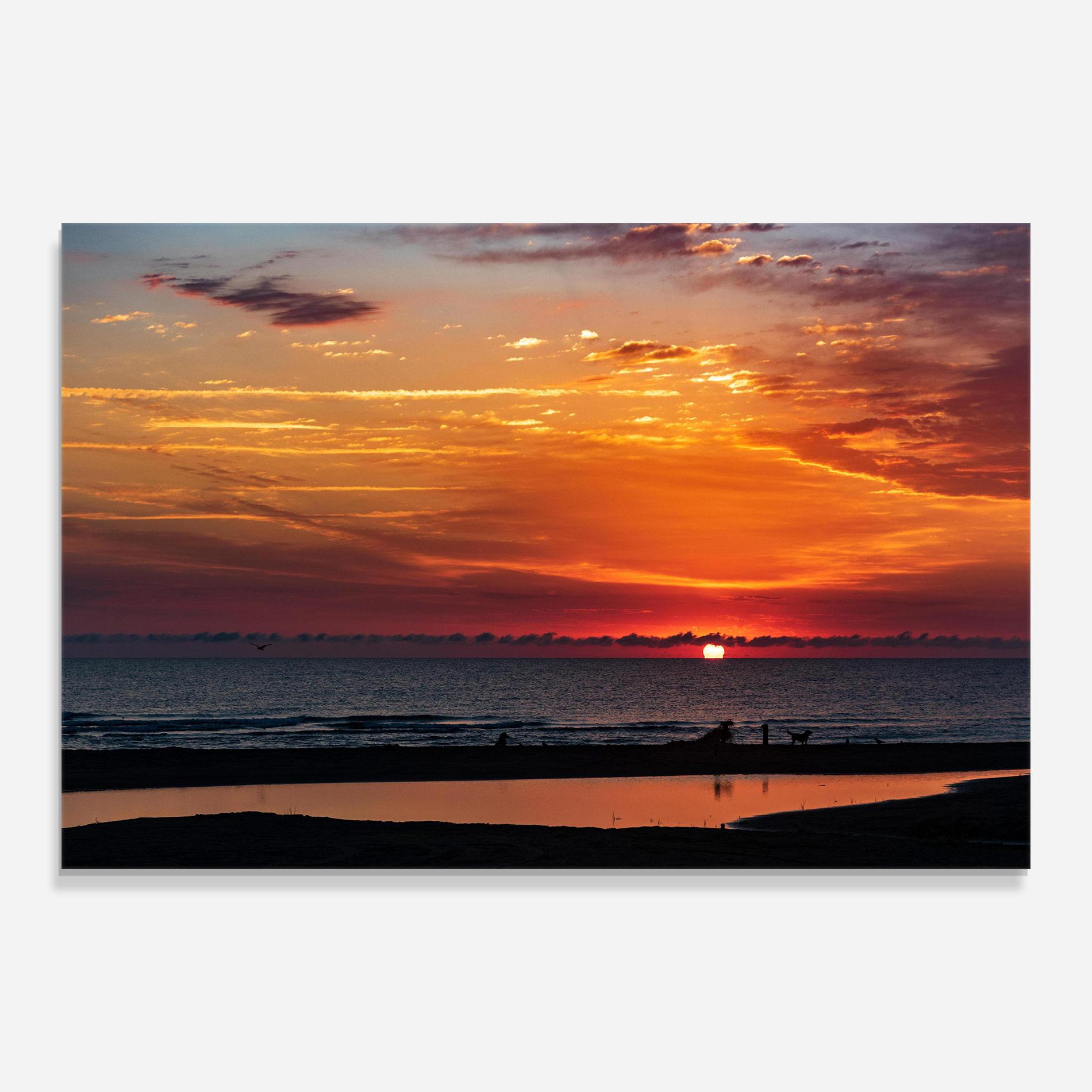Üvegkép Colorful Sunrise Sea mockup 0