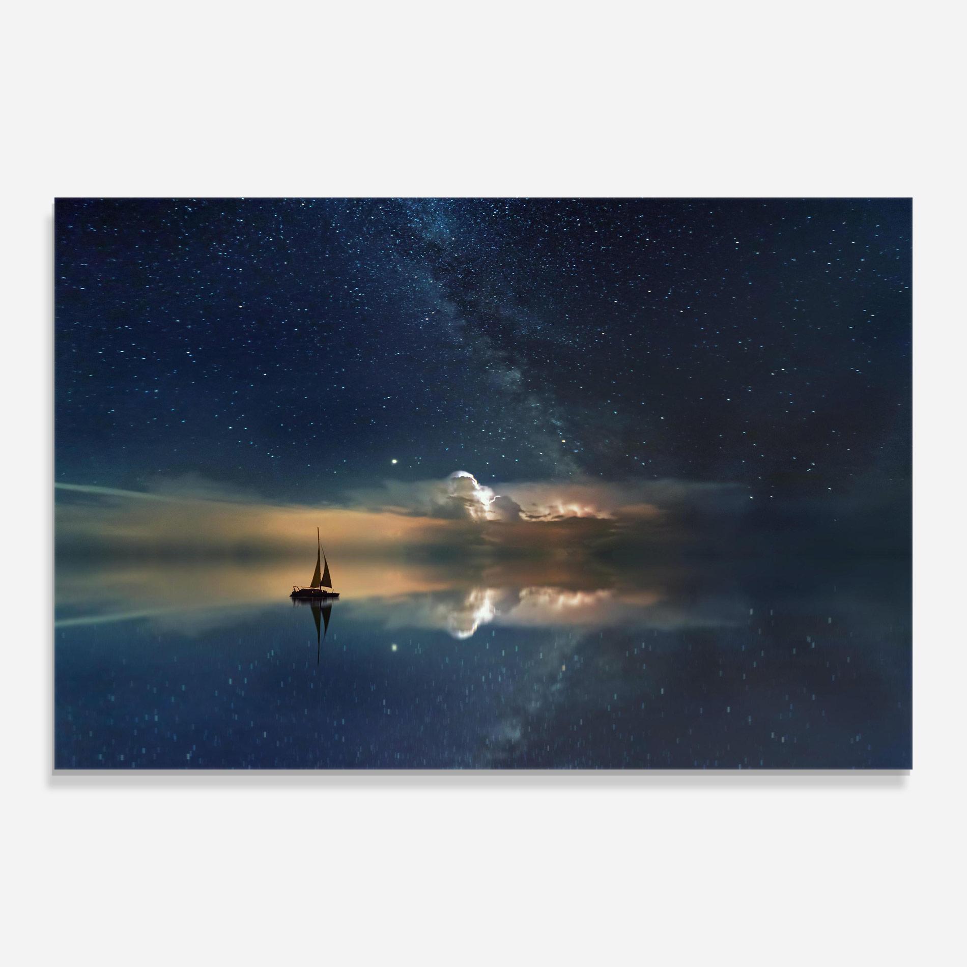 Üvegkép Sky Boat mockup 0