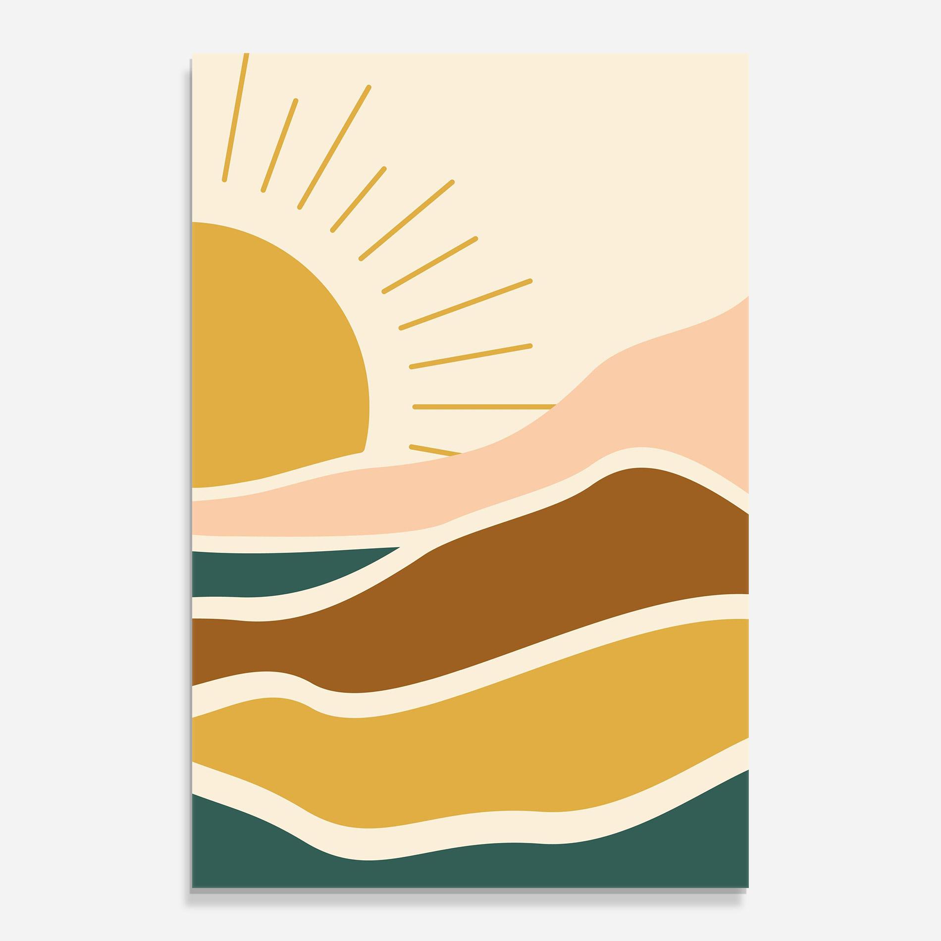 Üvegkép Sunset Connection 02 mockup 0