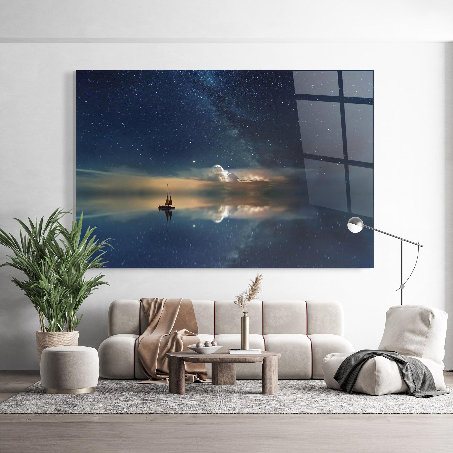 Üvegkép Sky Boat mockup 9