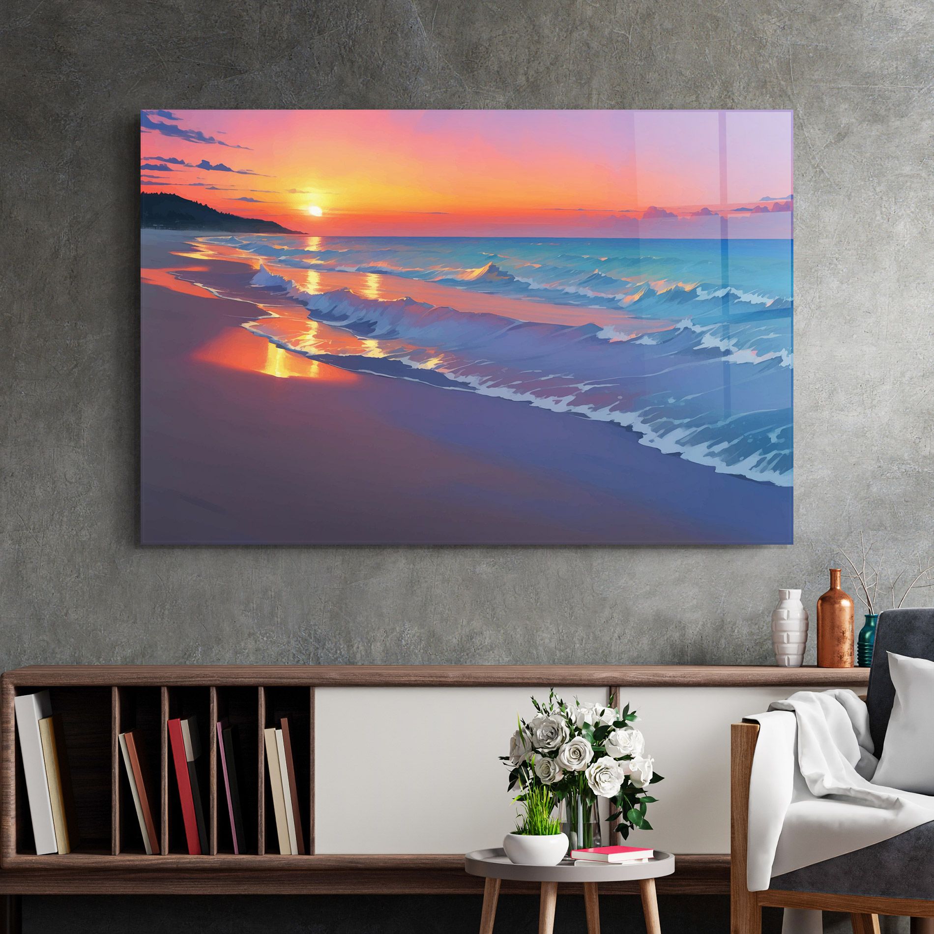Dreamy Beach Sunset mockup 2