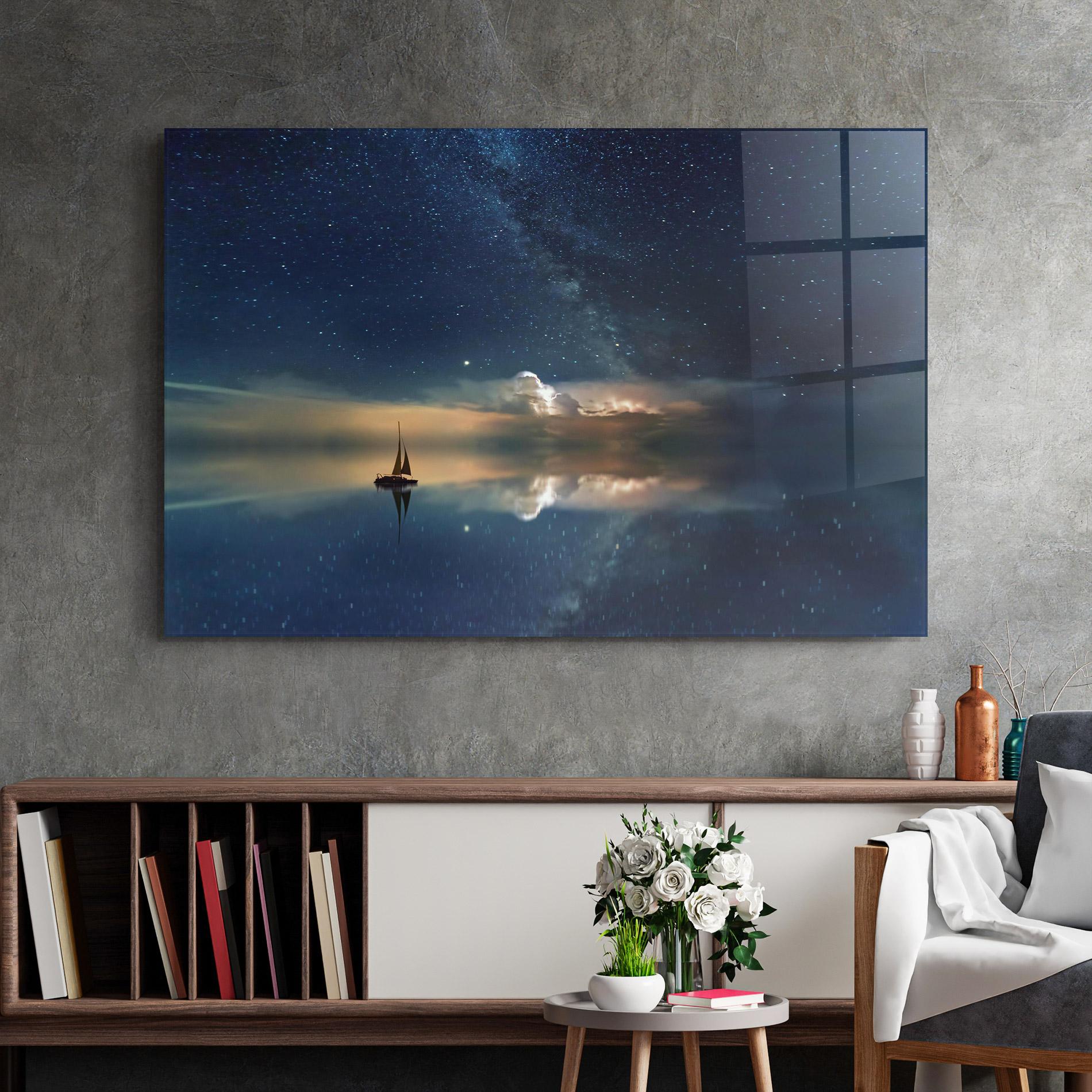 Üvegkép Sky Boat mockup 2