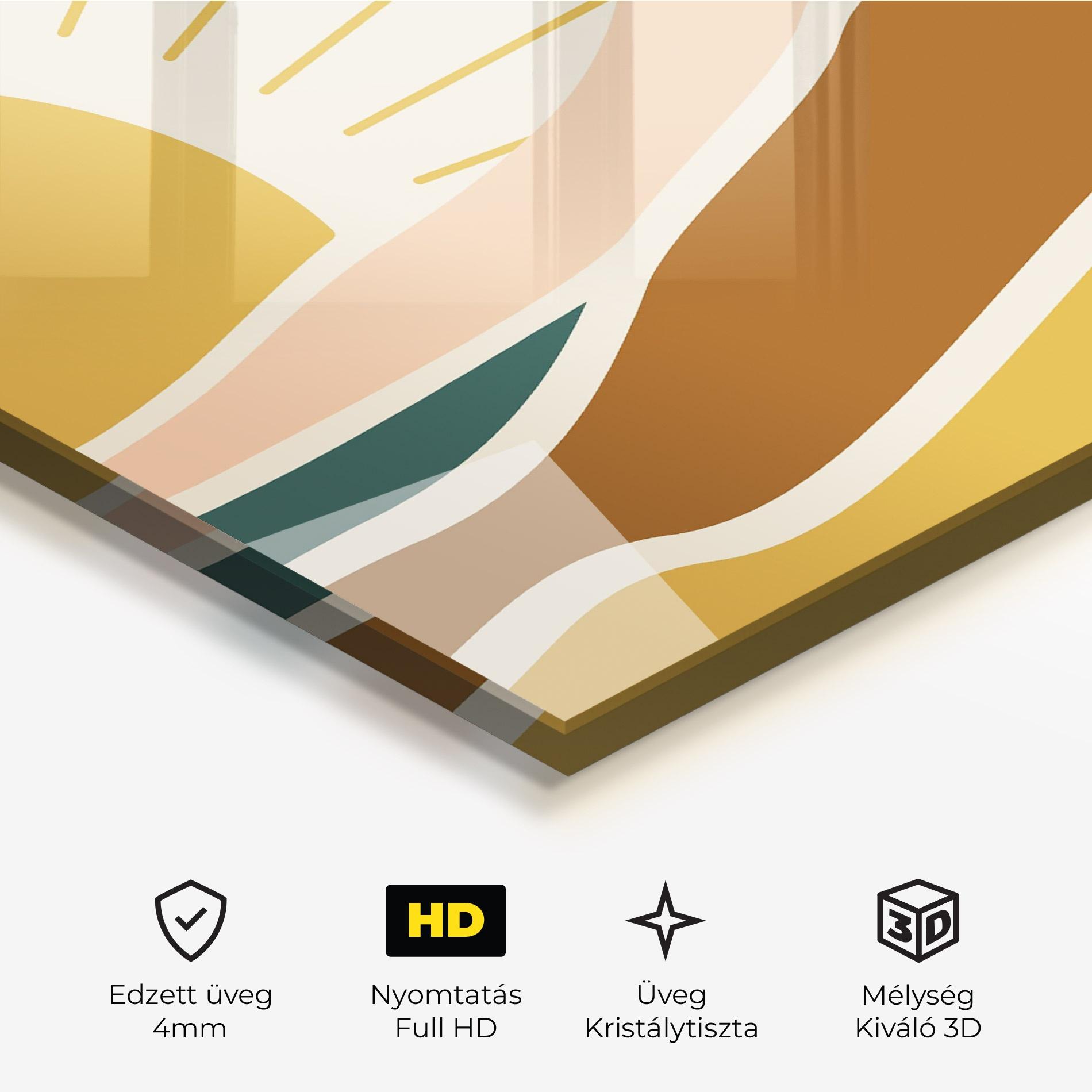 Üvegkép Sunset Connection 02 mockup 3