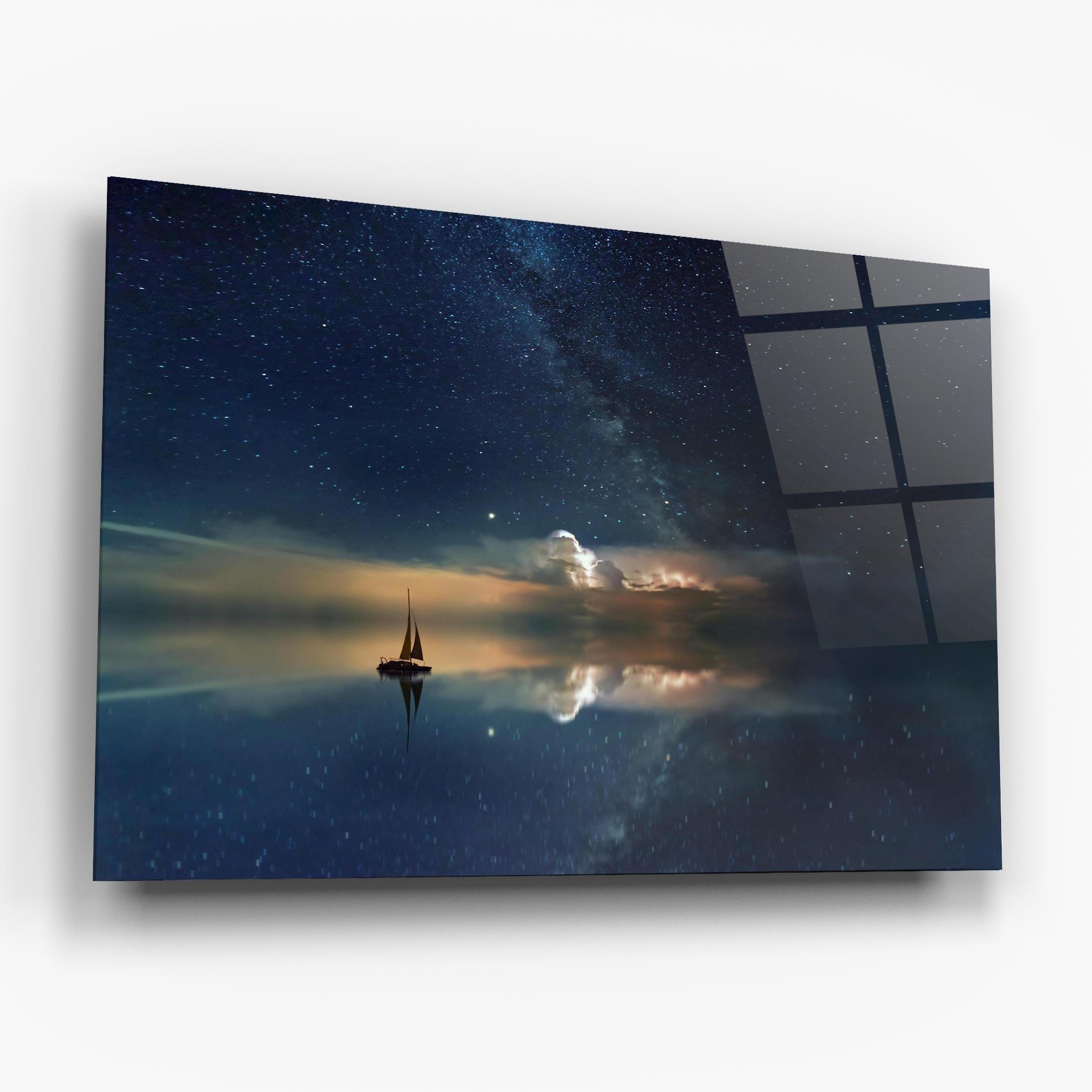 Üvegkép Sky Boat mockup 6