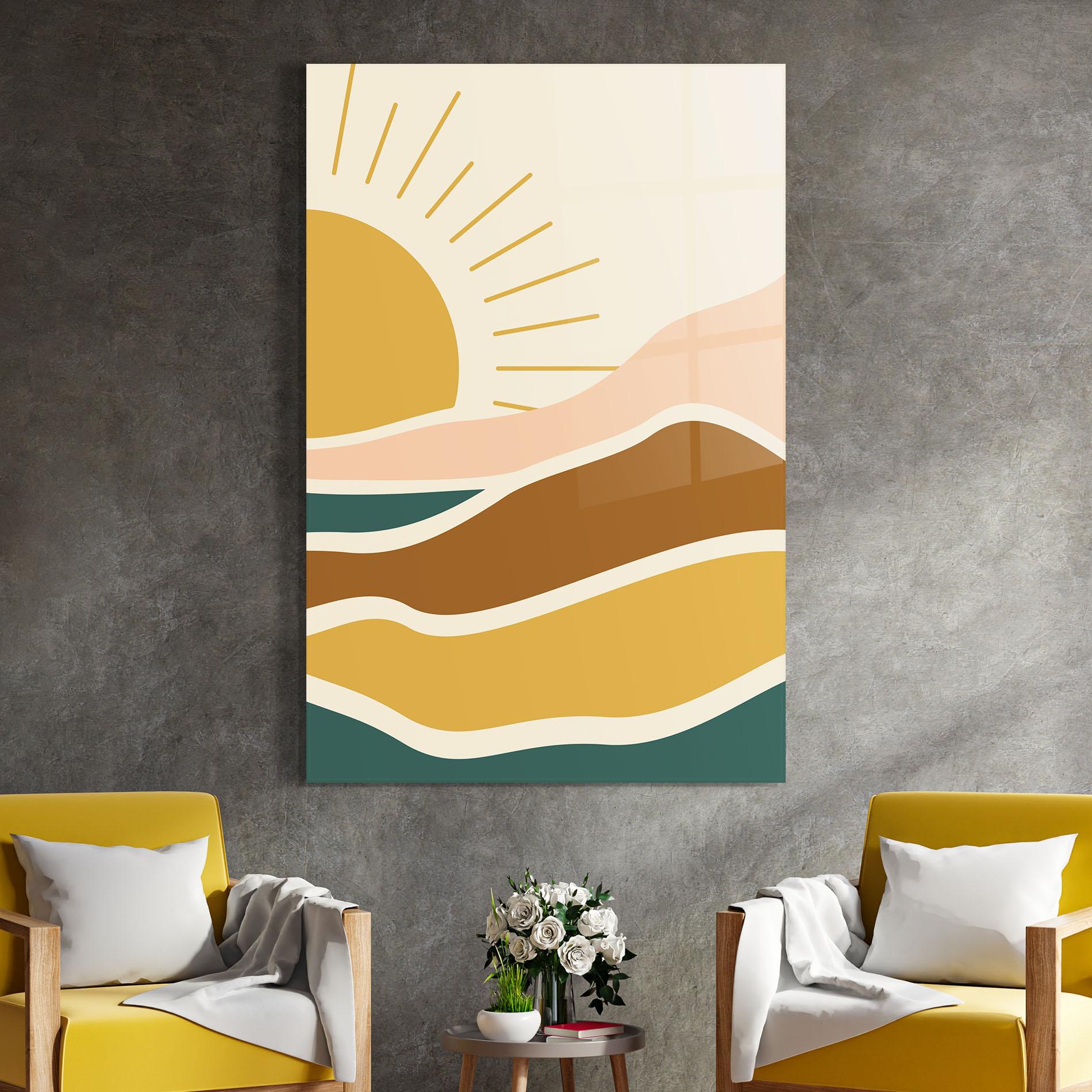 Üvegkép Sunset Connection 02 mockup 4