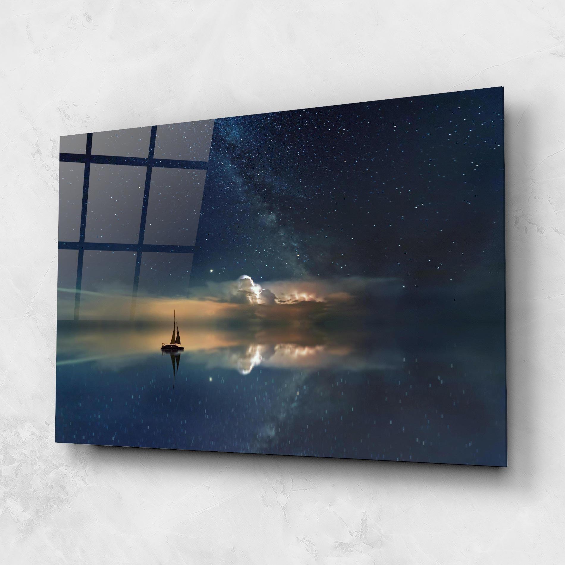 Üvegkép Sky Boat mockup 1