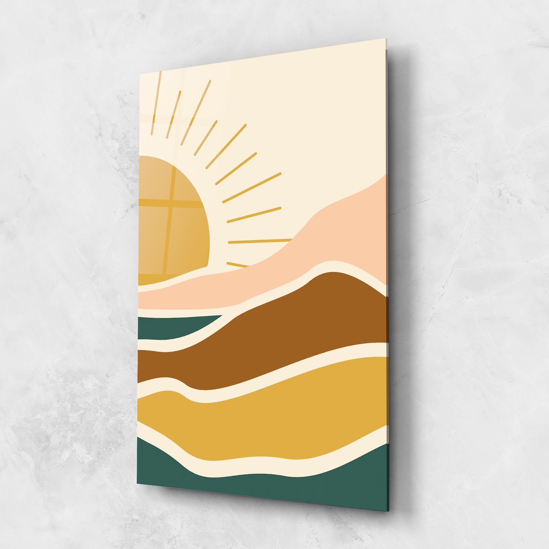 Üvegkép Sunset Connection 02 mockup 1