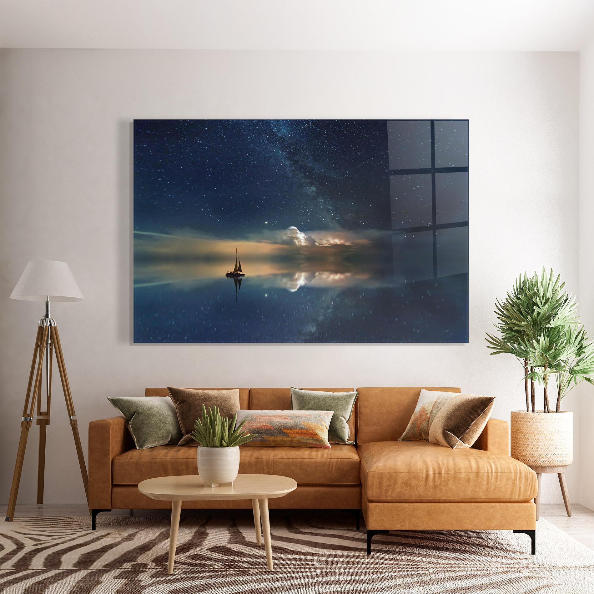 Üvegkép Sky Boat mockup 7