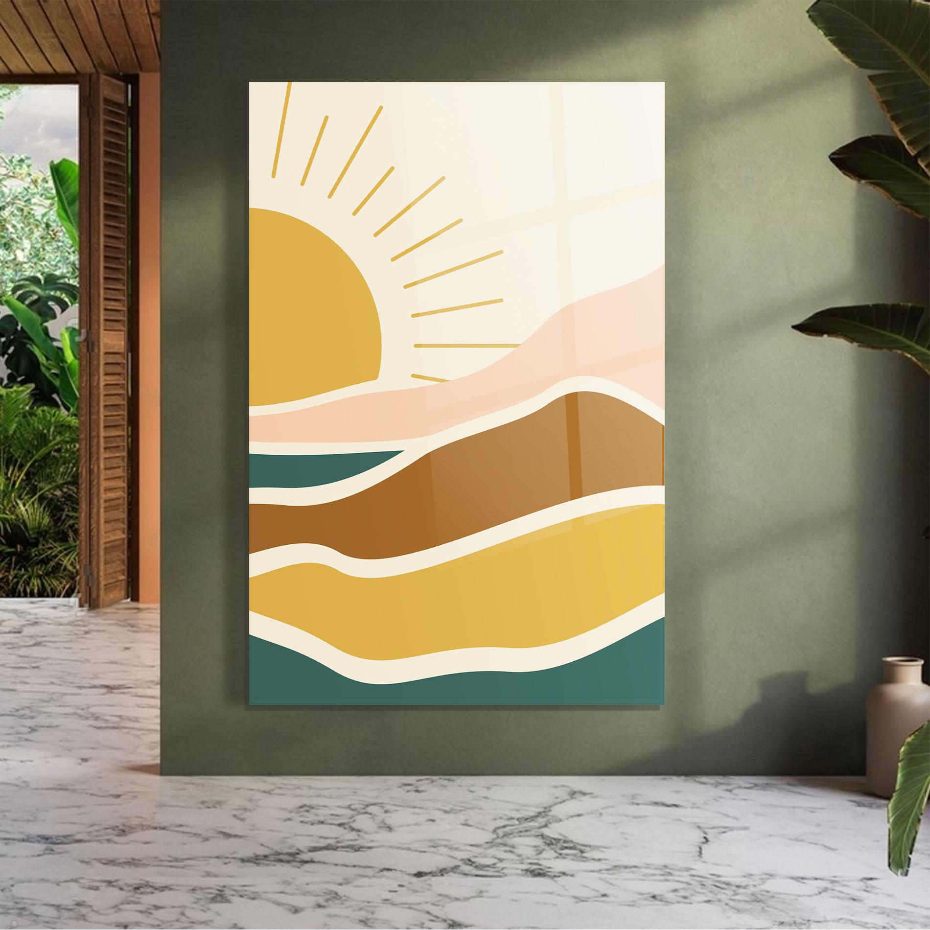 Üvegkép Sunset Connection 02 mockup 7