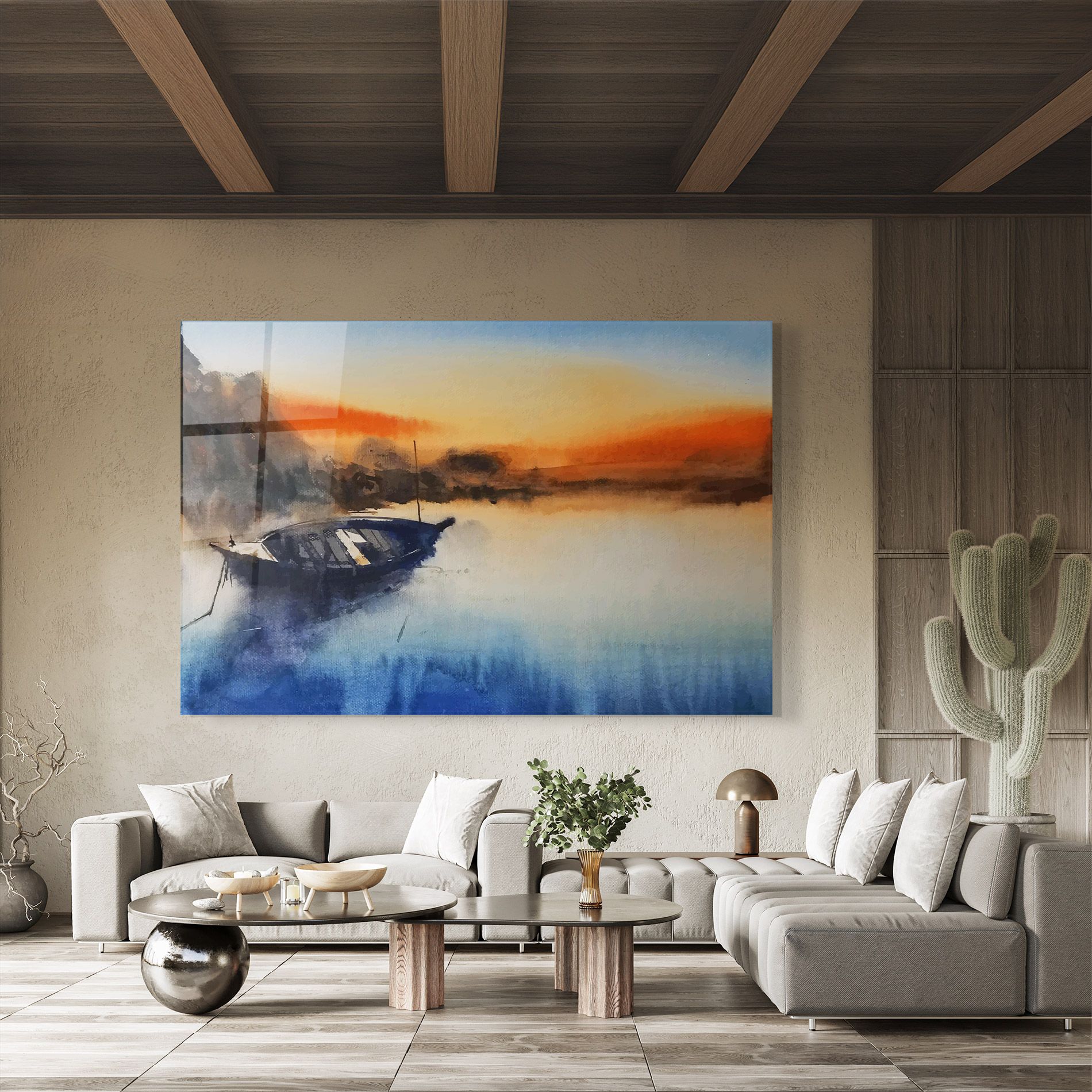 Boat Sunset mockup 8