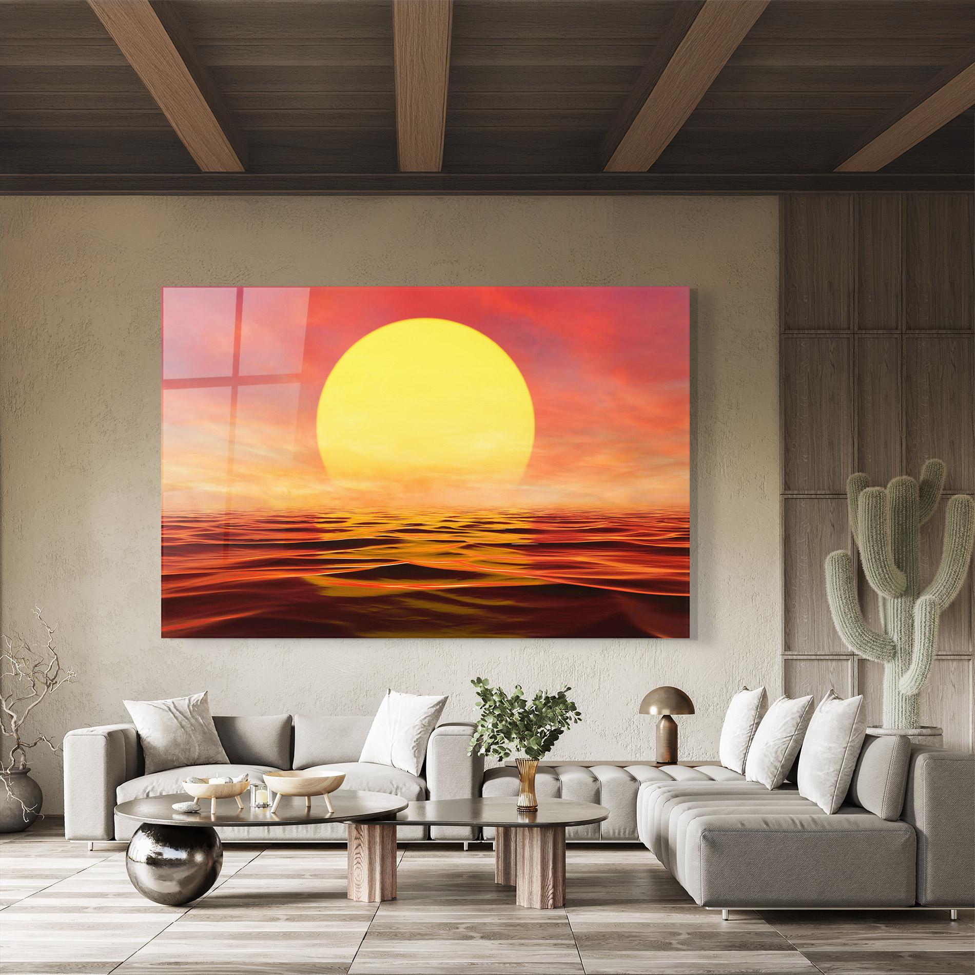 Üvegkép Clouds Reflection Sky mockup 8