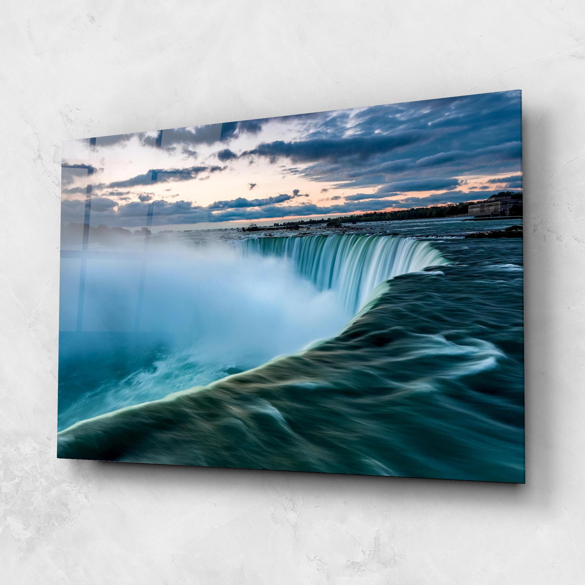 Dreamy Blue Waterfall mockup 1