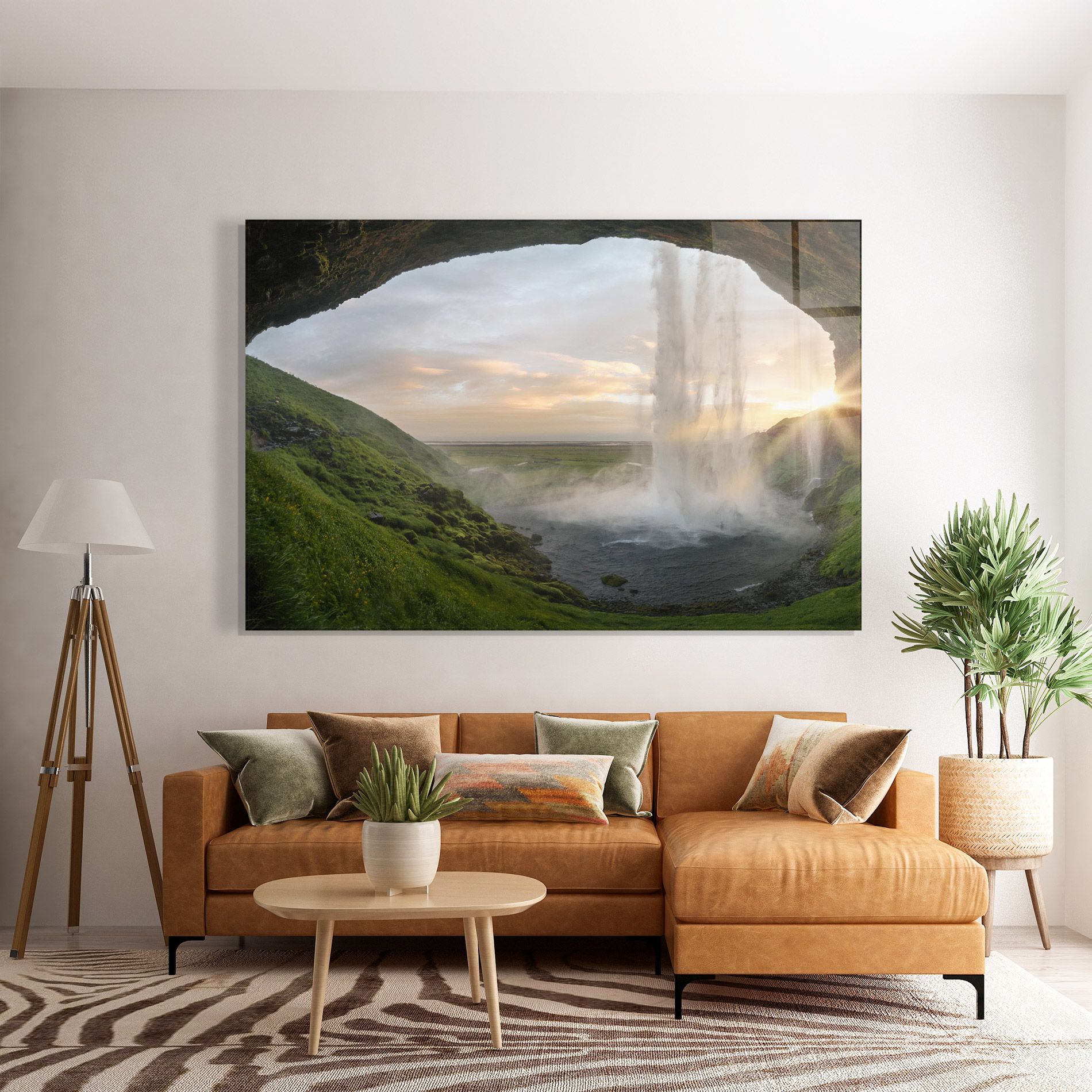 Cave Waterfall mockup 7