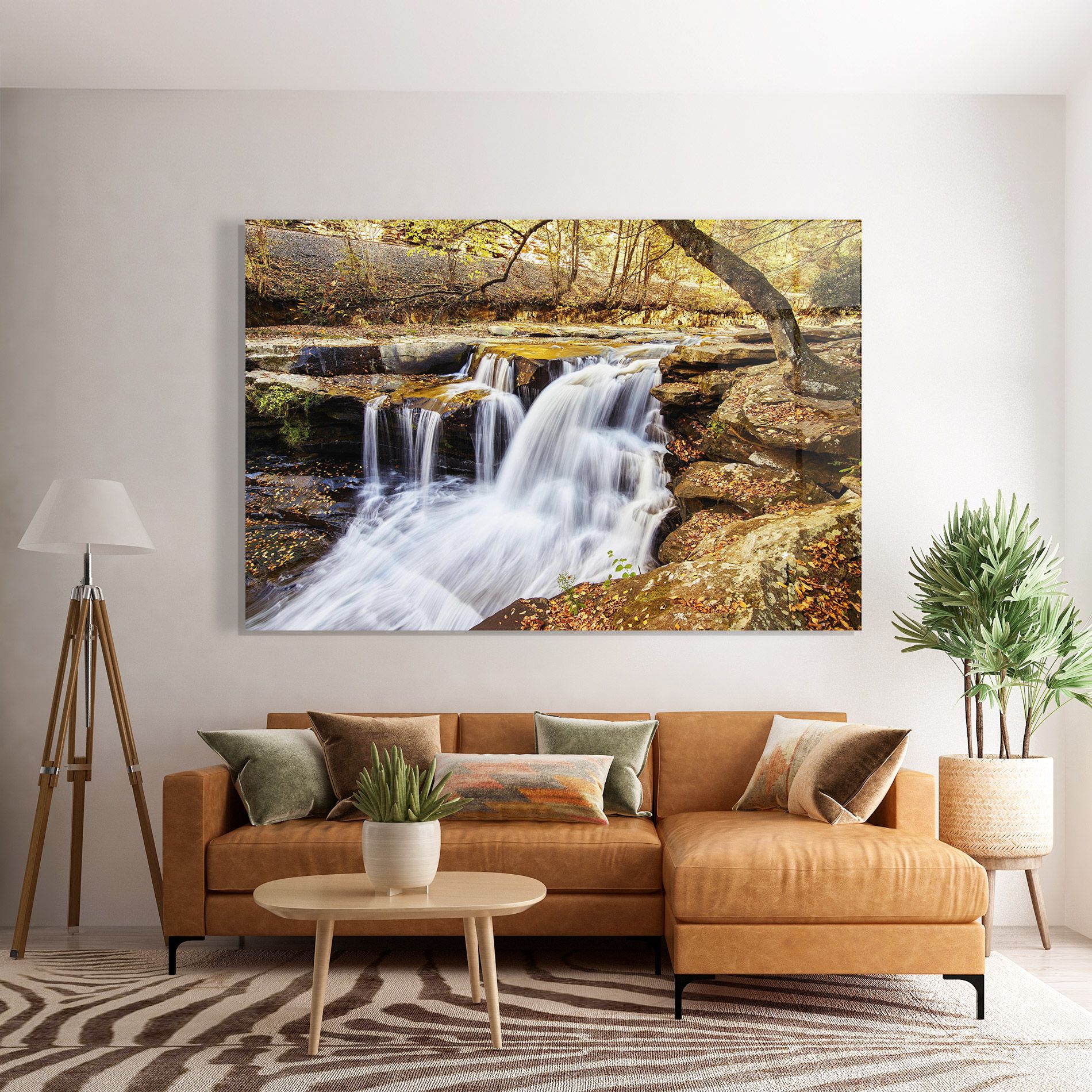 Pretty Autumn Waterfall mockup 7