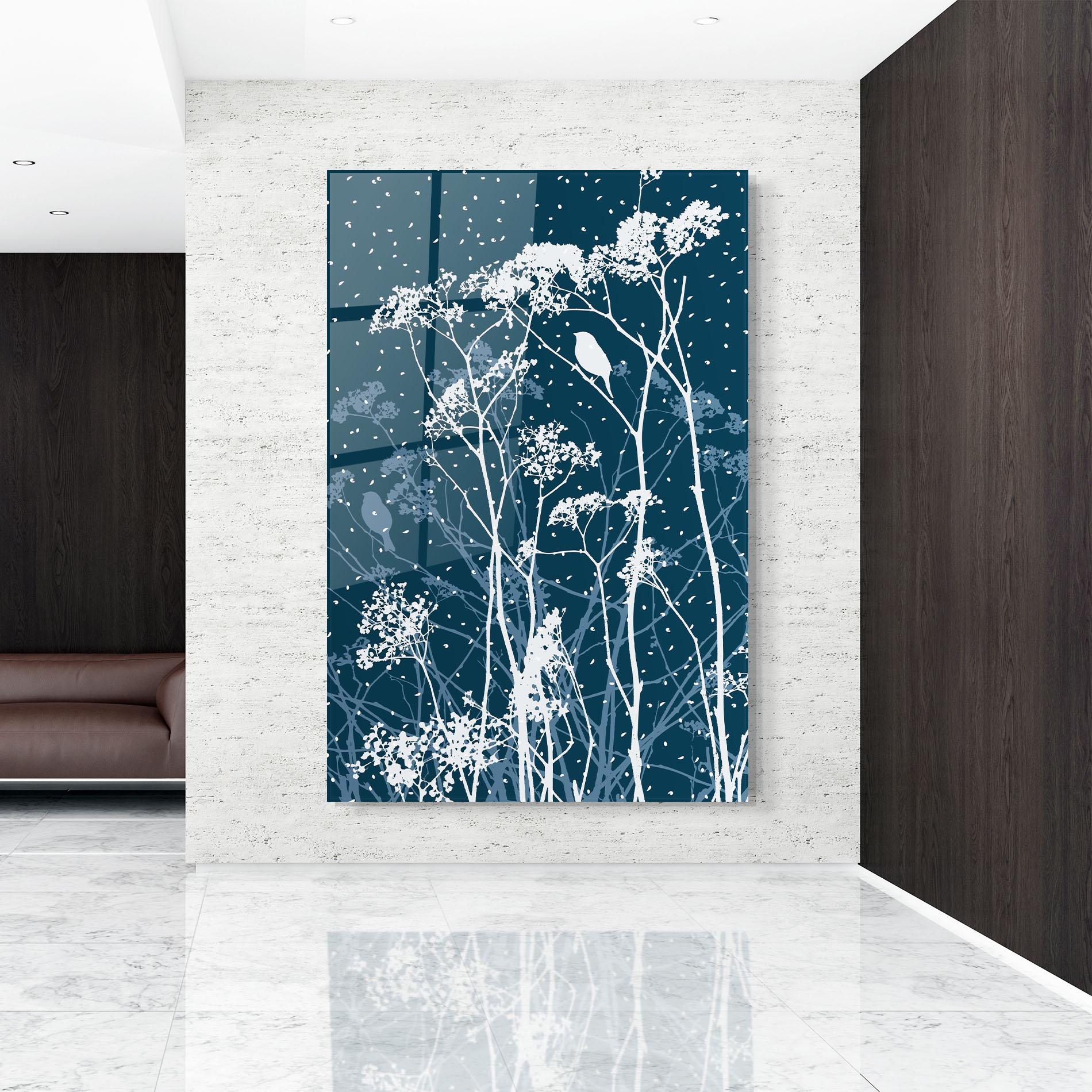 Üvegkép Meadow Flowers mockup 9