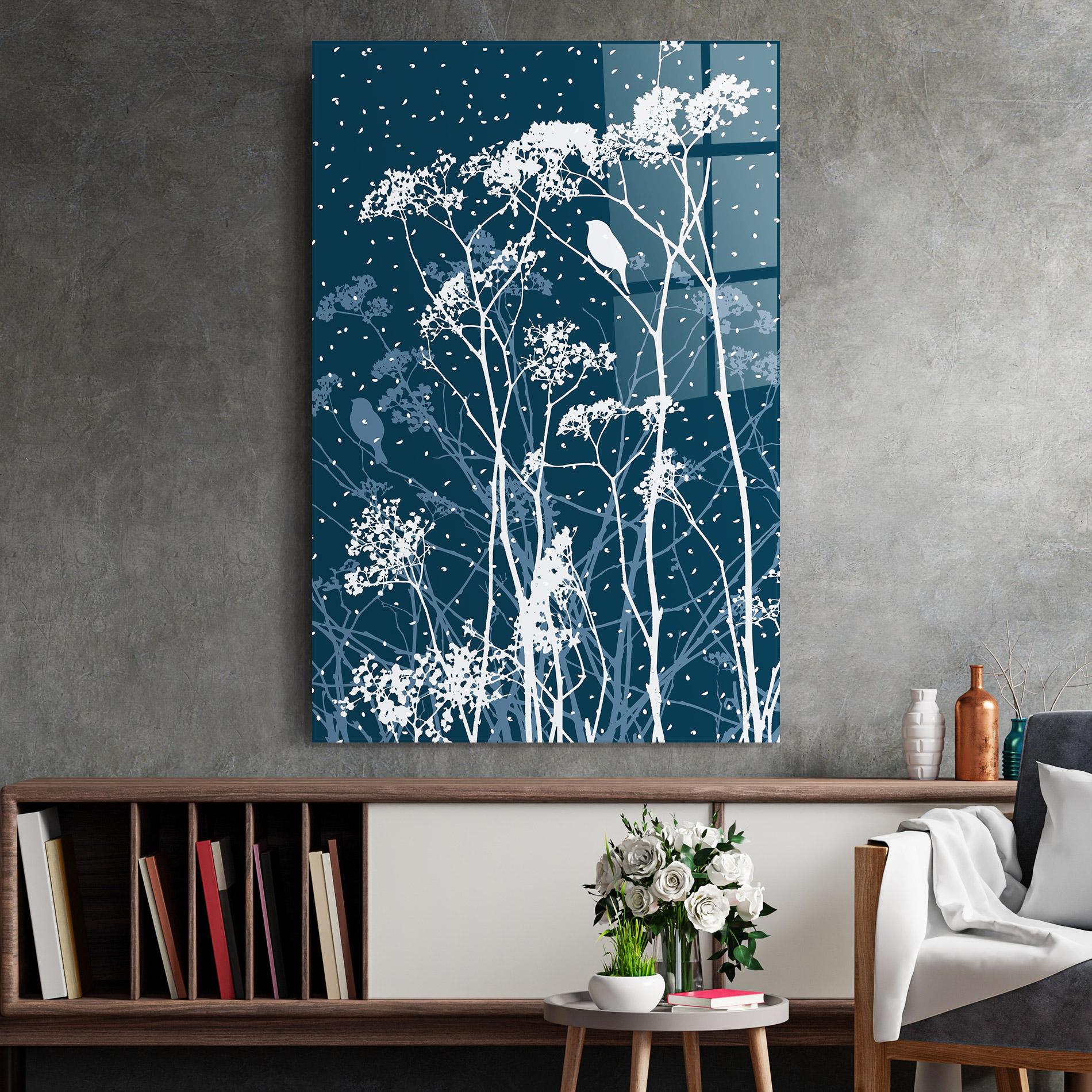 Üvegkép Meadow Flowers mockup 2