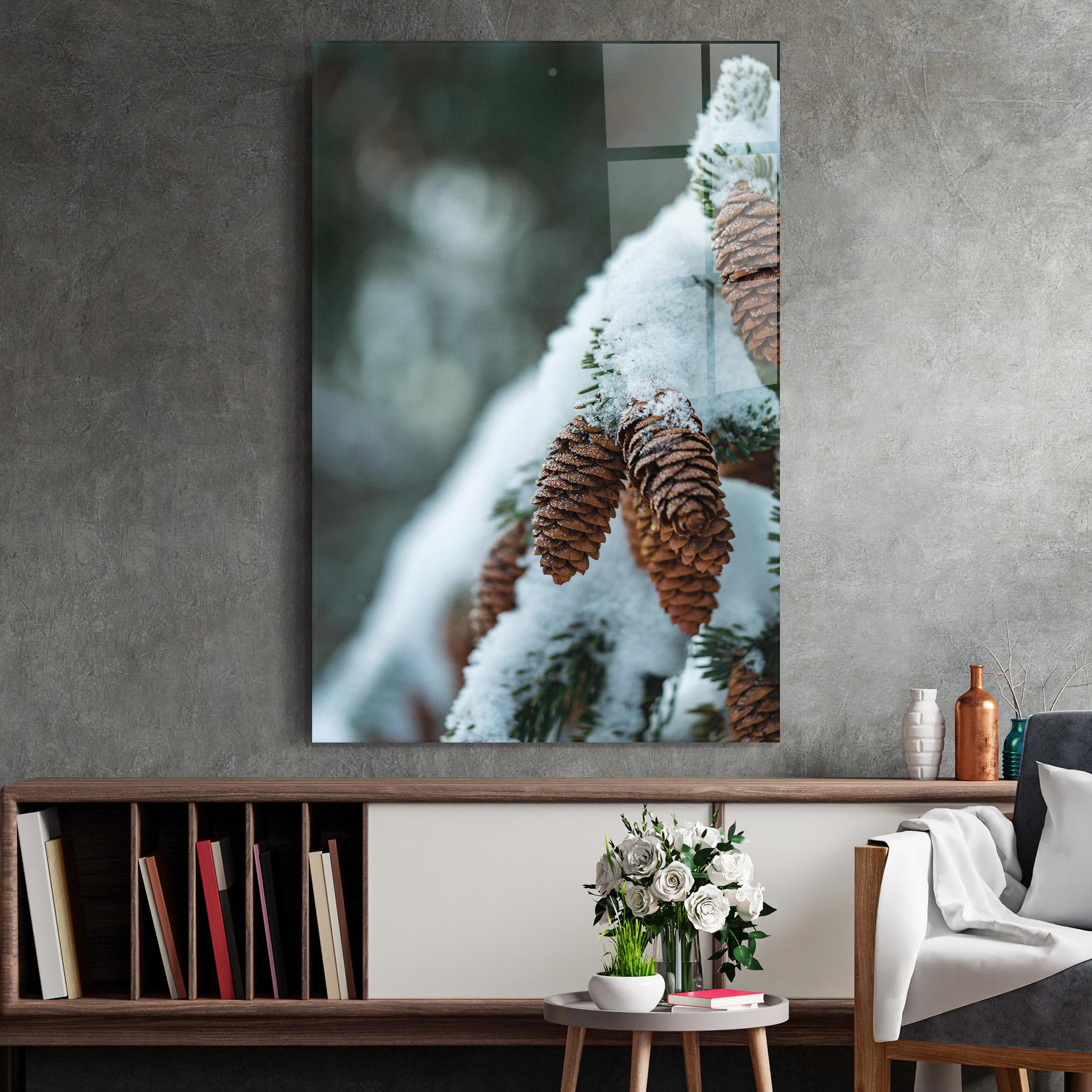 Üvegkép Pretty Snow Cones mockup 2