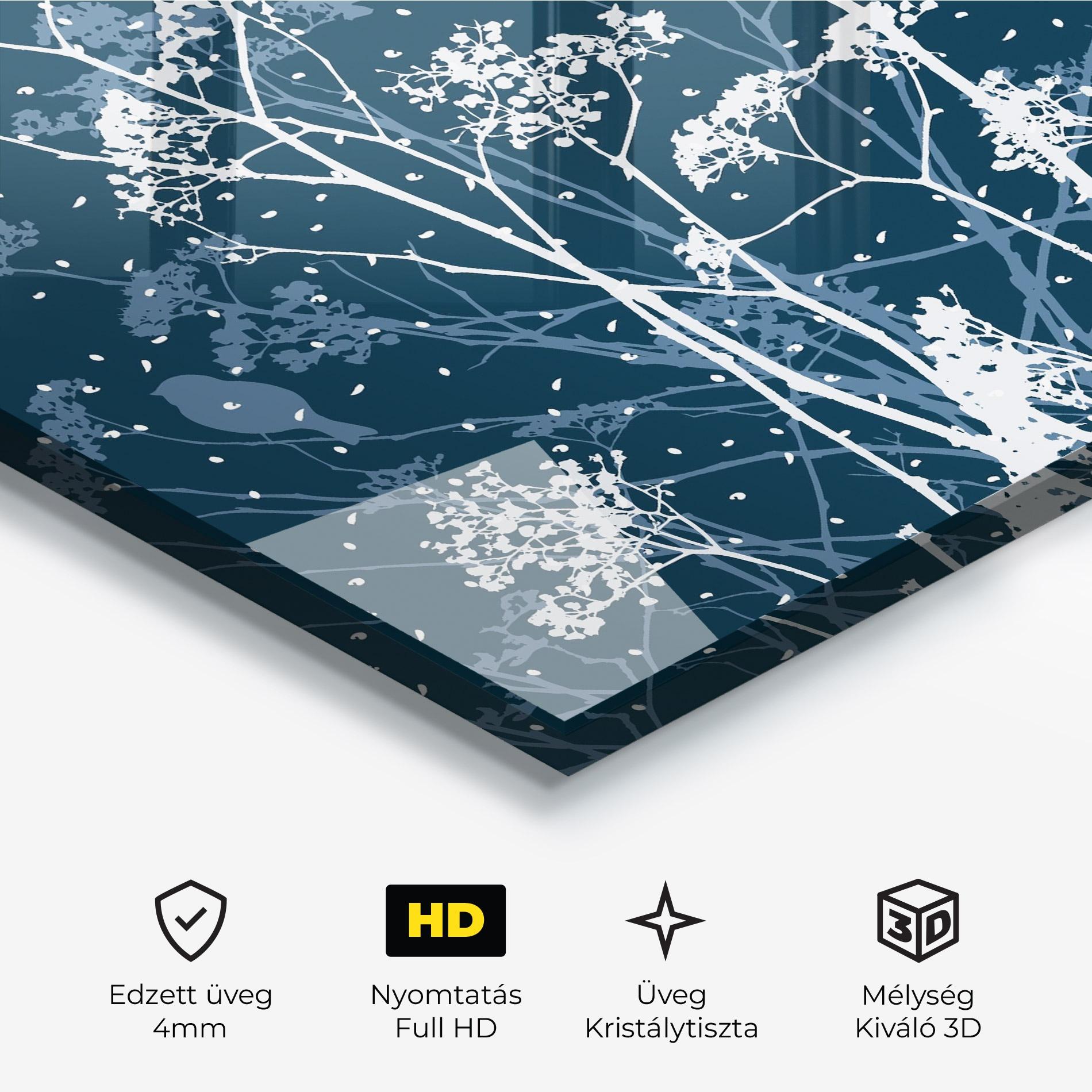 Üvegkép Meadow Flowers mockup 3