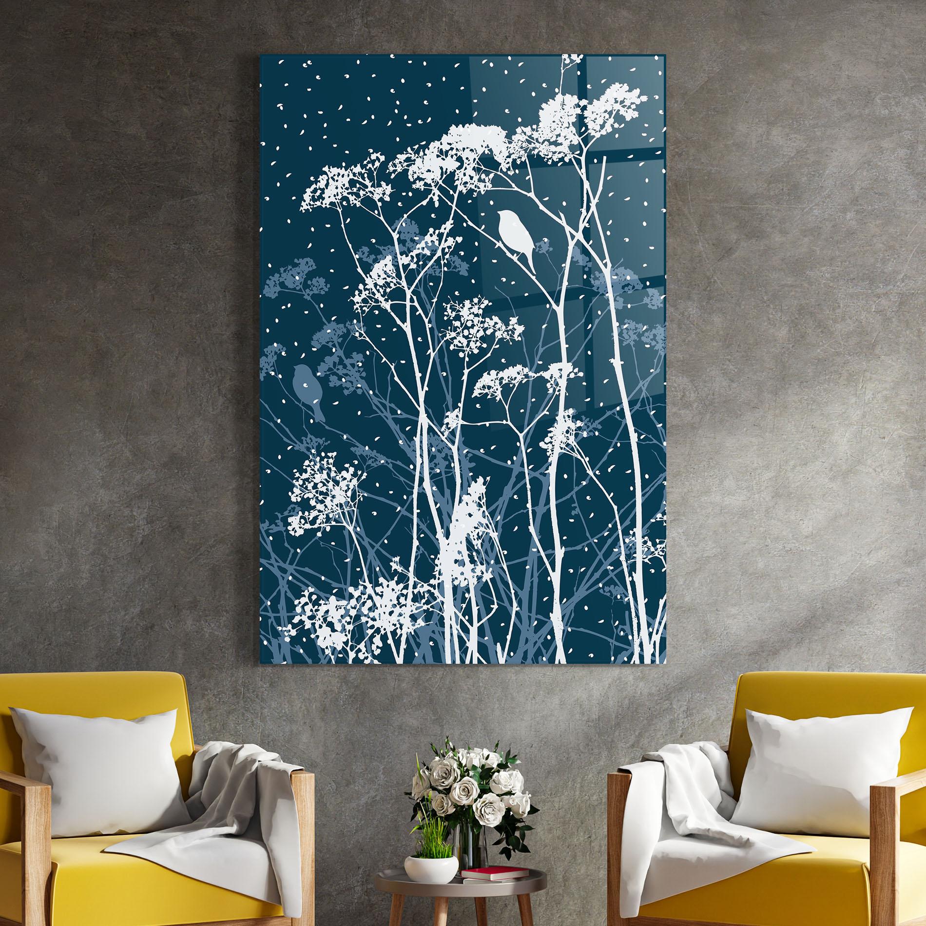 Üvegkép Meadow Flowers mockup 4