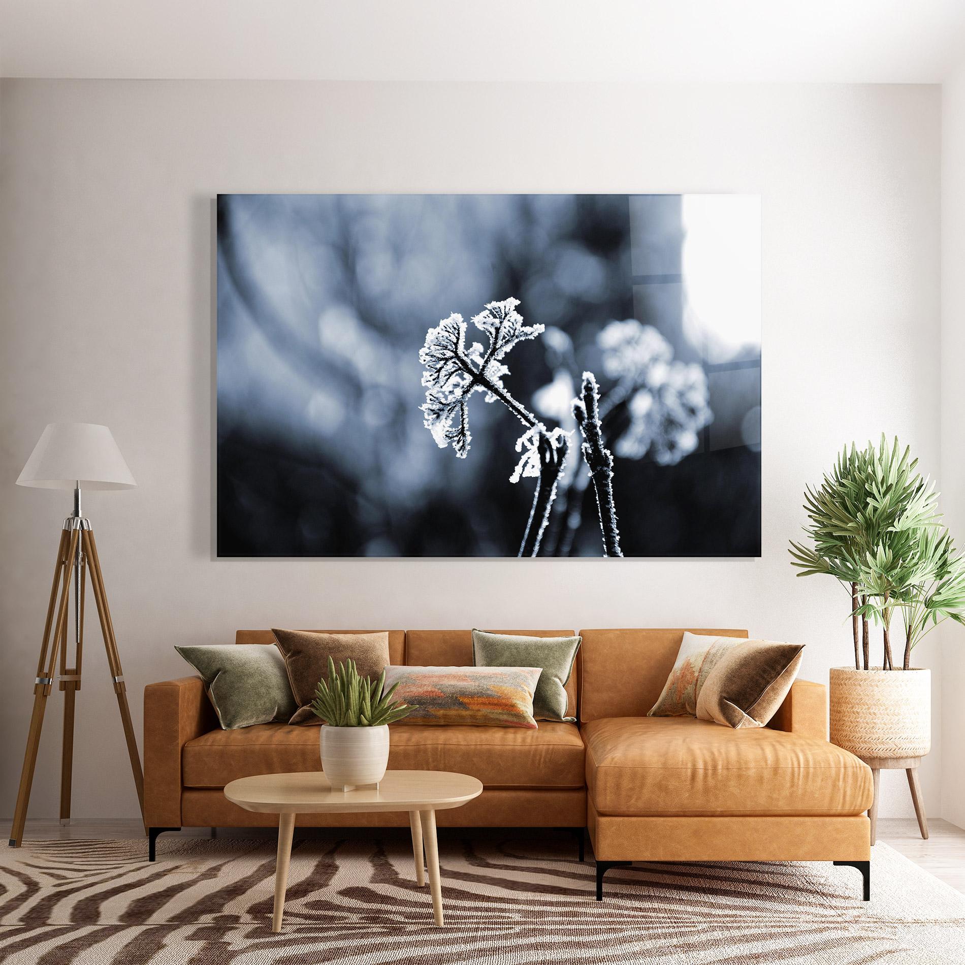 Üvegkép Winter Plant mockup 7