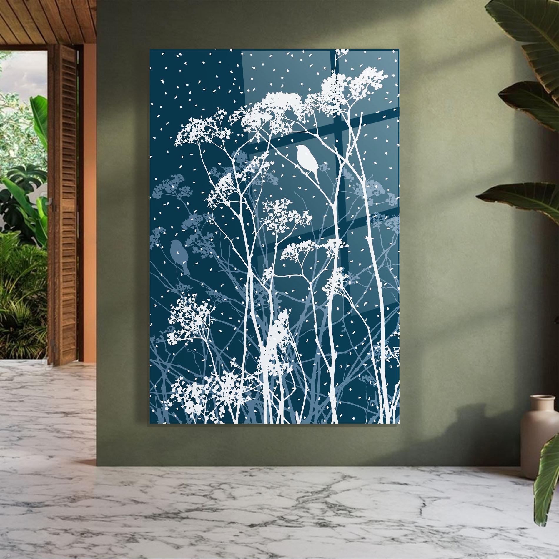 Üvegkép Meadow Flowers mockup 7