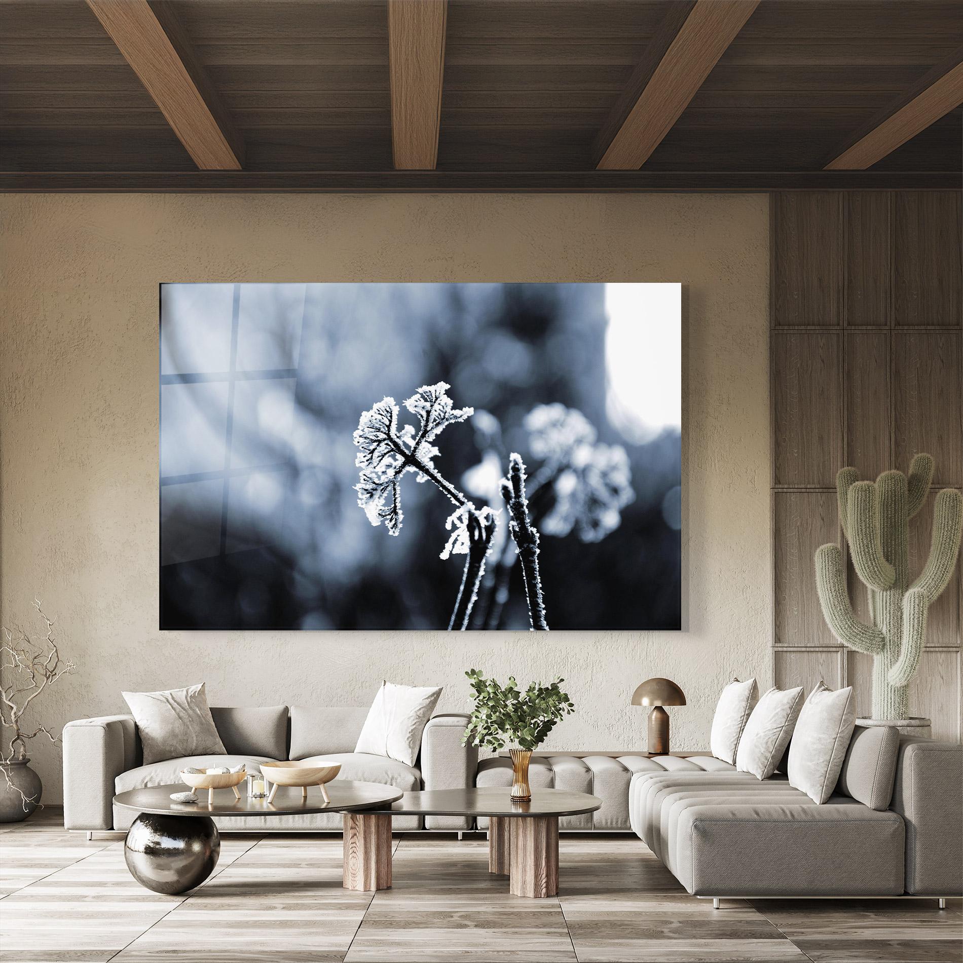 Üvegkép Winter Plant mockup 8